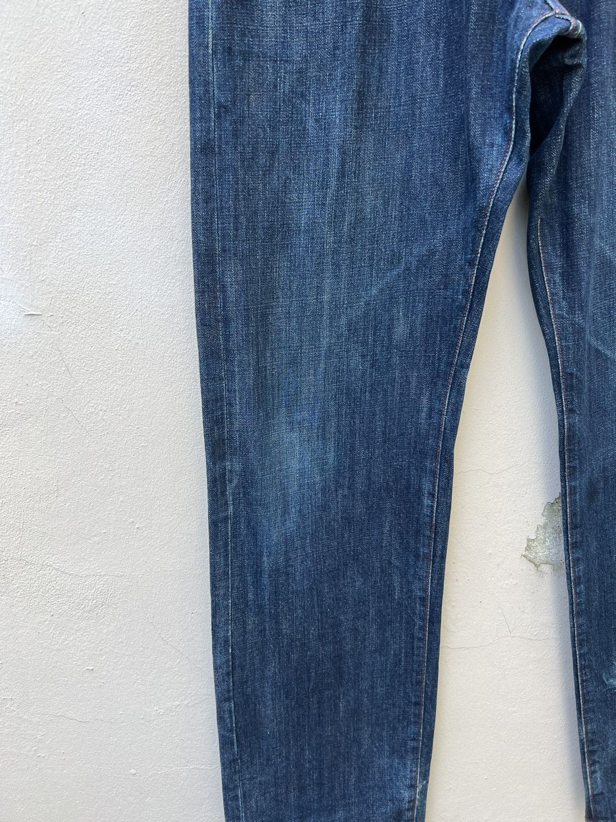 Mizra Jeans Kyoto Vintage Zen Kyoto Hand Painted Denim Ripped Jeans Size US 34 / EU 50 - 13 Thumbnail