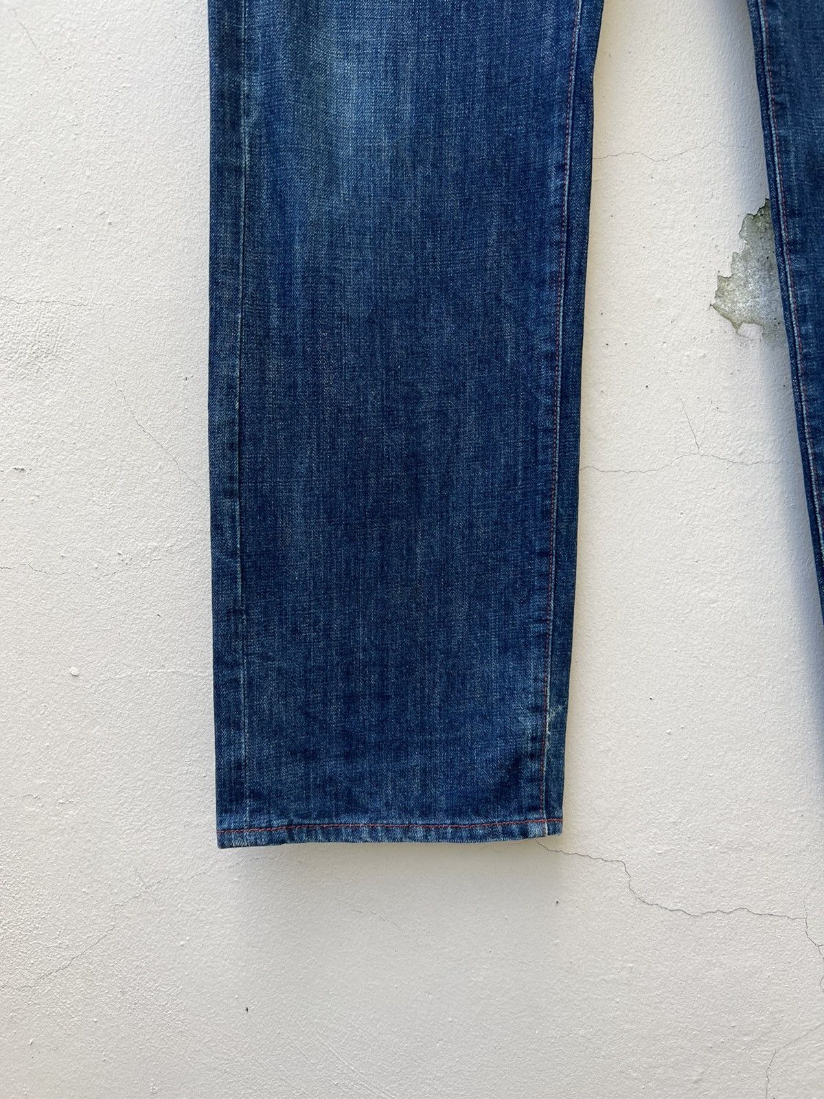 Mizra Jeans Kyoto Vintage Zen Kyoto Hand Painted Denim Ripped Jeans Size US 34 / EU 50 - 14 Thumbnail
