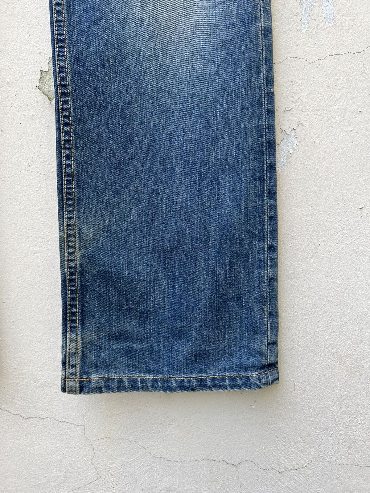 Vintage VTG Namino Ritatsujin Japan Clouds Dragon Denim Flare Jeans Size US 34 / EU 50 - 22 Thumbnail