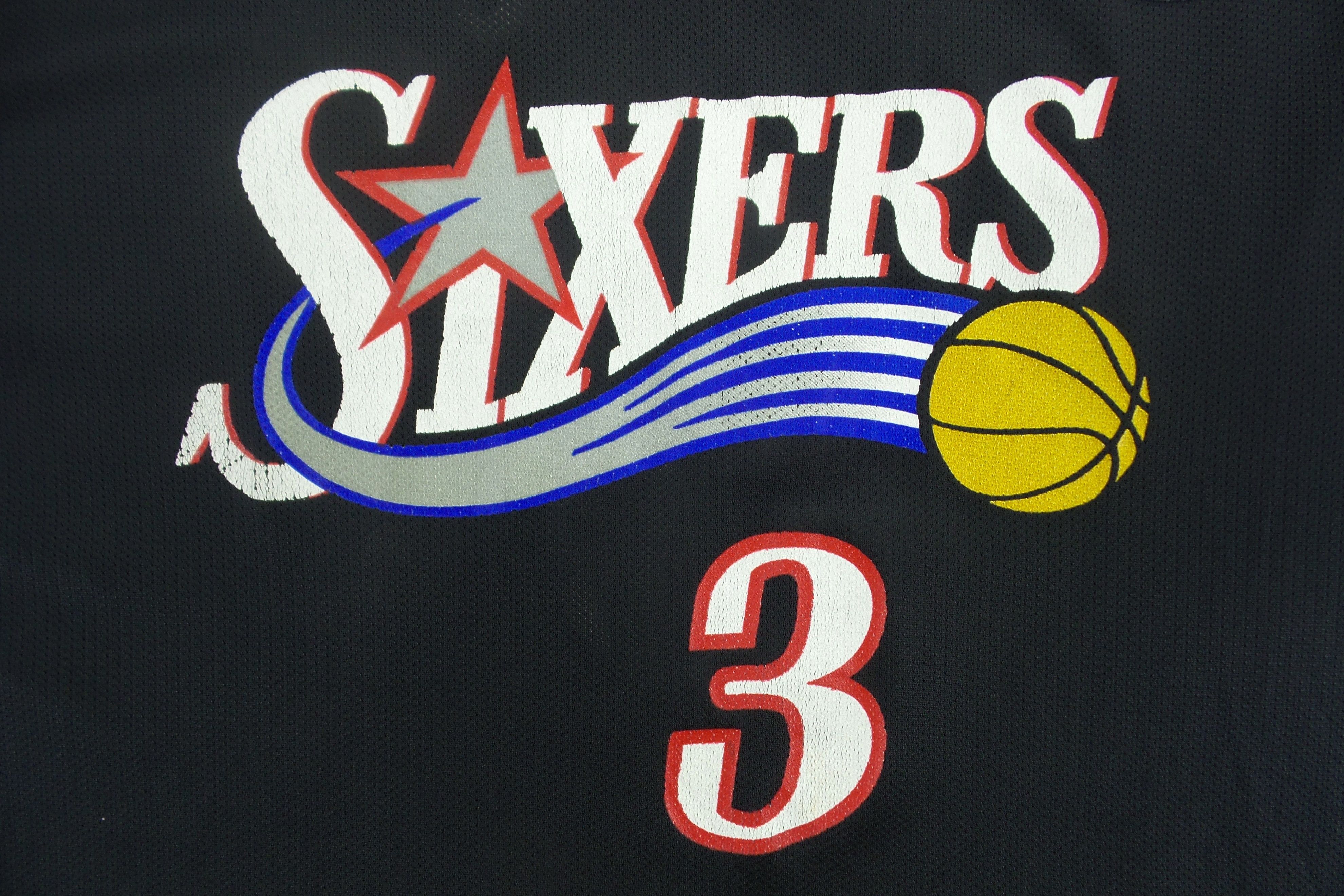 Champion 90s Champion Sixers 'Allen Iverson #3' NBA Jerseys Size US XL / EU 56 / 4 - 5 Thumbnail