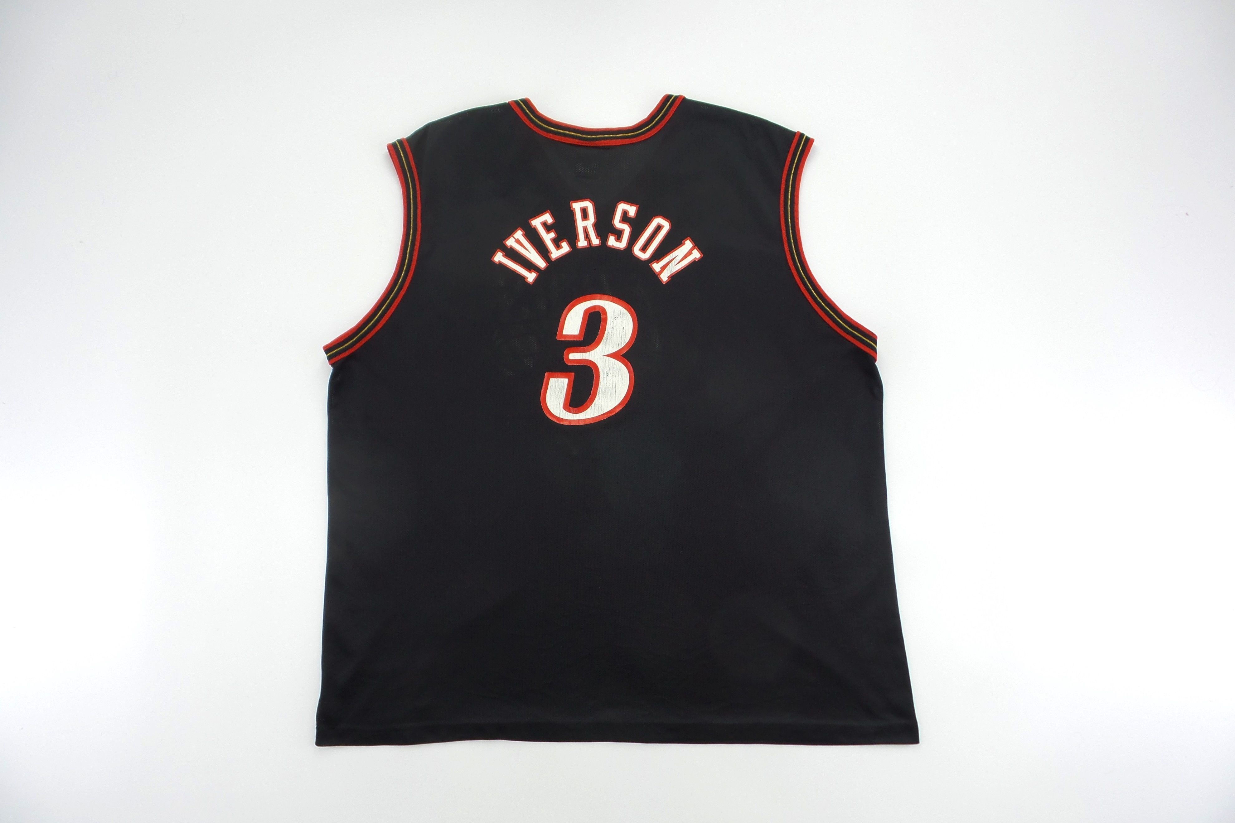 Champion 90s Champion Sixers 'Allen Iverson #3' NBA Jerseys Size US XL / EU 56 / 4 - 7 Thumbnail