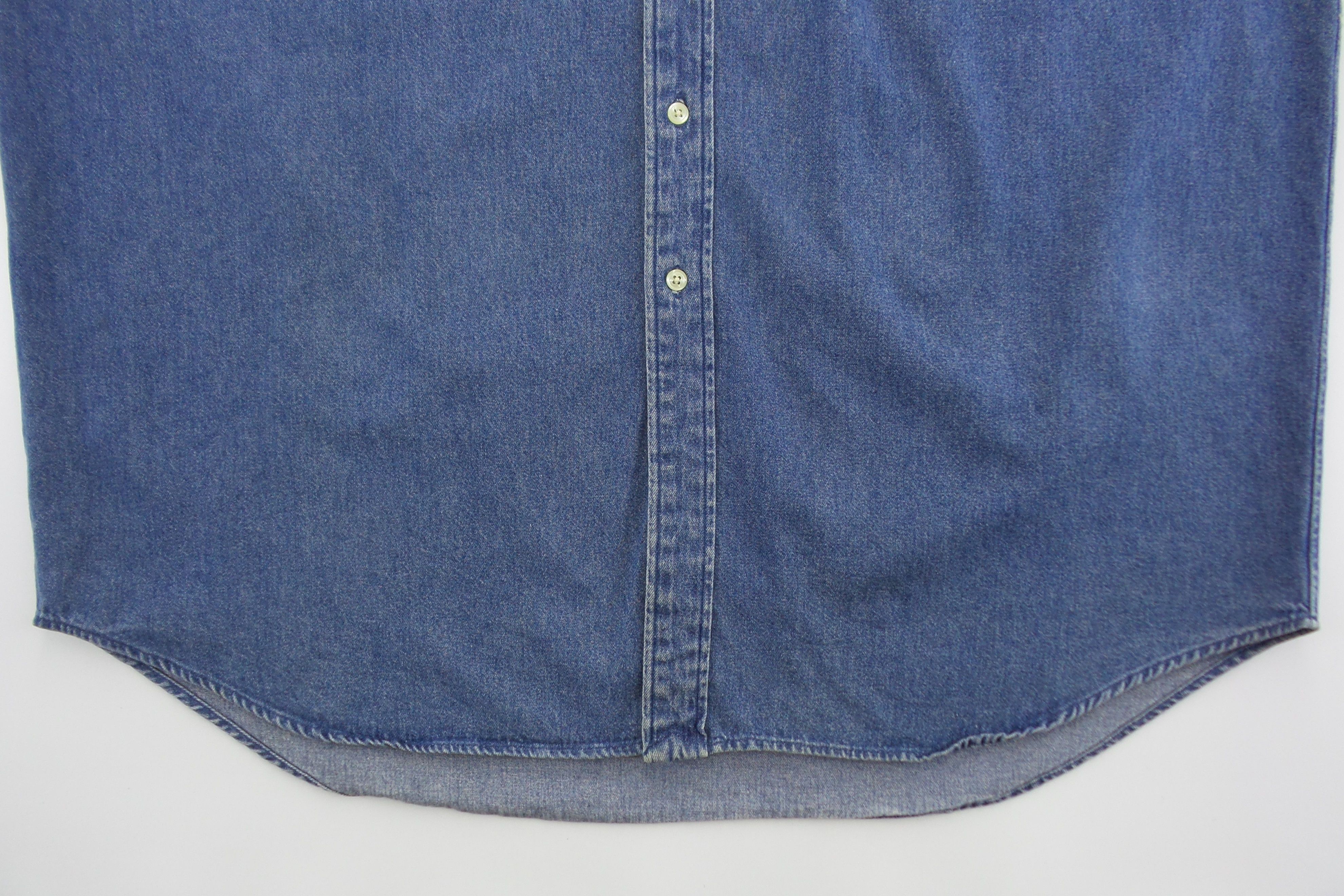 Polo Ralph Lauren × Ralph Lauren Ralph Lauren Button Ups Blue Denim Shirts Size US XL / EU 56 / 4 - 5 Thumbnail