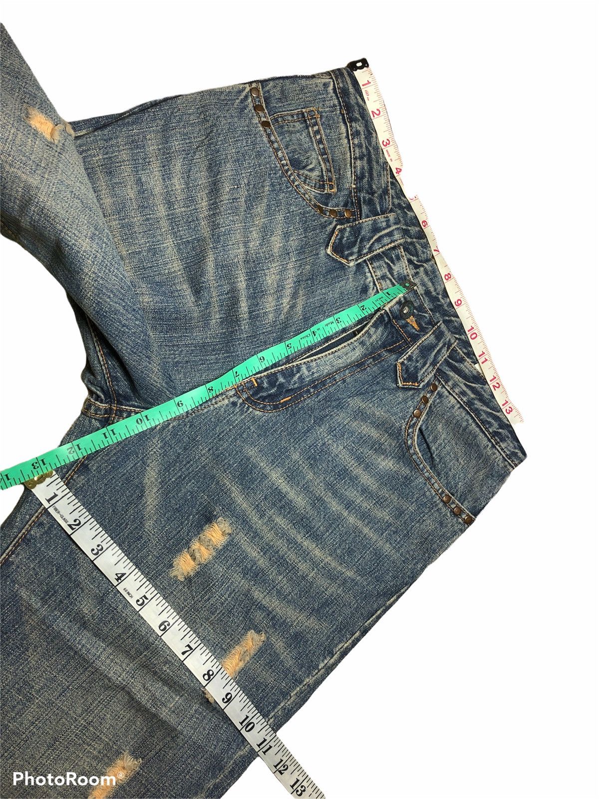 semanticdesign DISTRESSED RUSTY DENIM BY SEMANTIC DESIGN Size US 30 / EU 46 - 6 Thumbnail