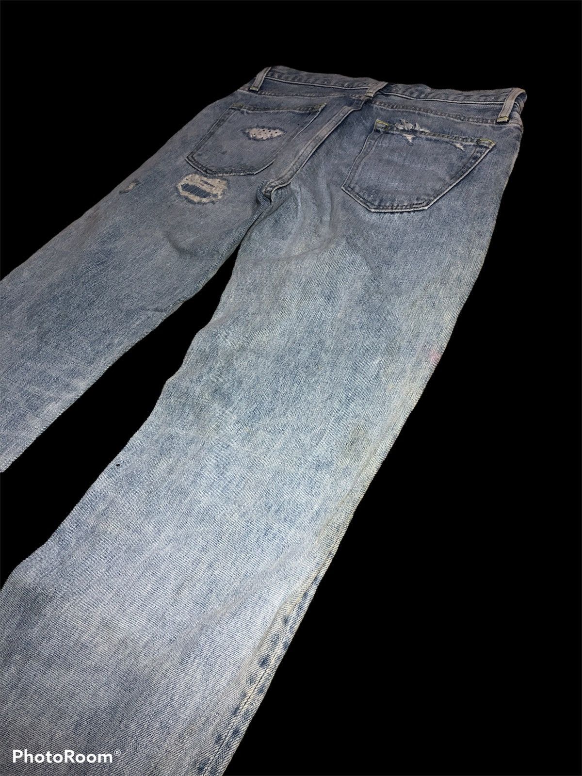 Japanese Brand UN VELTA DISTRESSED DENIM Size US 30 / EU 46 - 6 Thumbnail