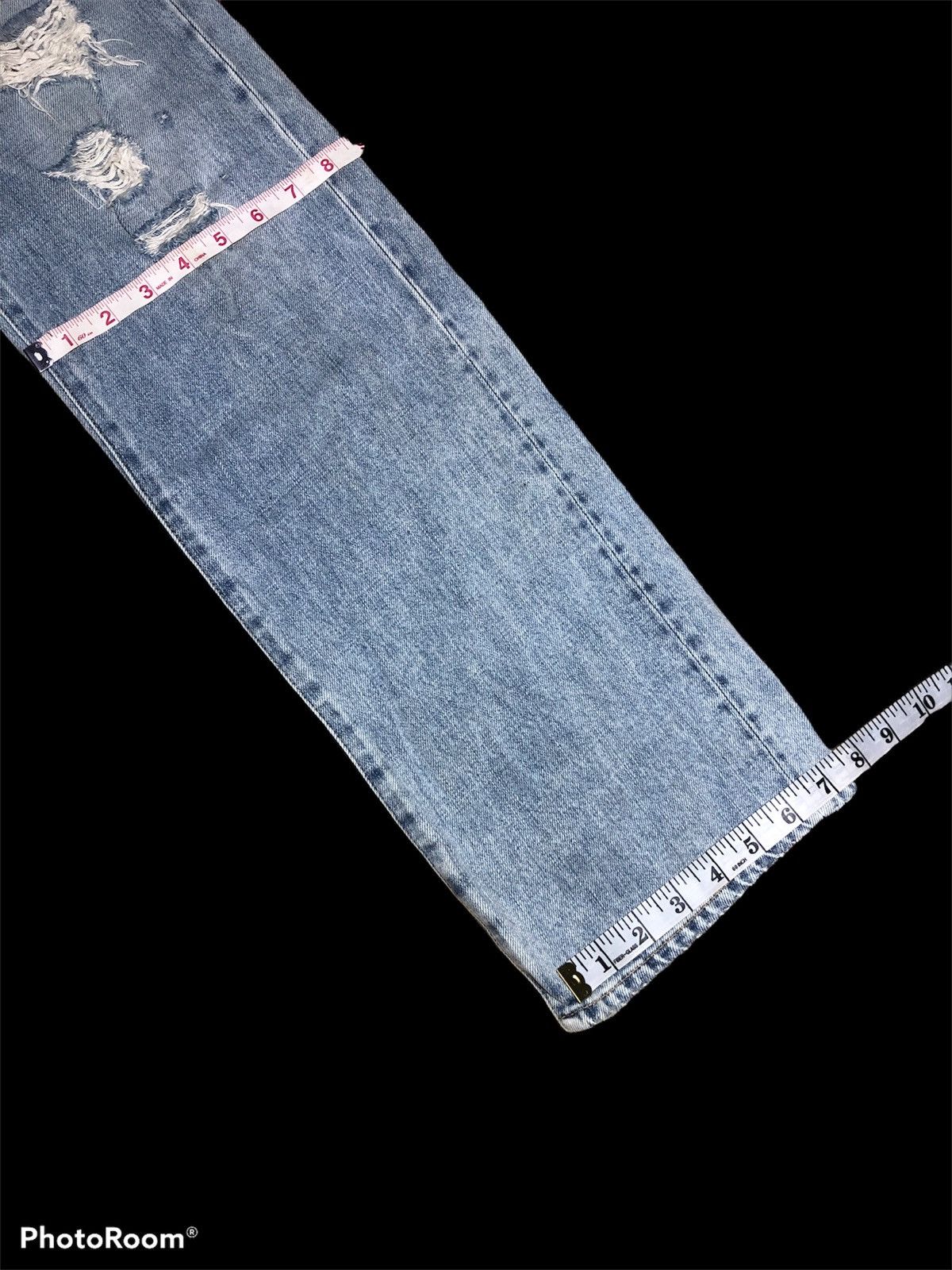 Japanese Brand UN VELTA DISTRESSED DENIM Size US 30 / EU 46 - 8 Thumbnail