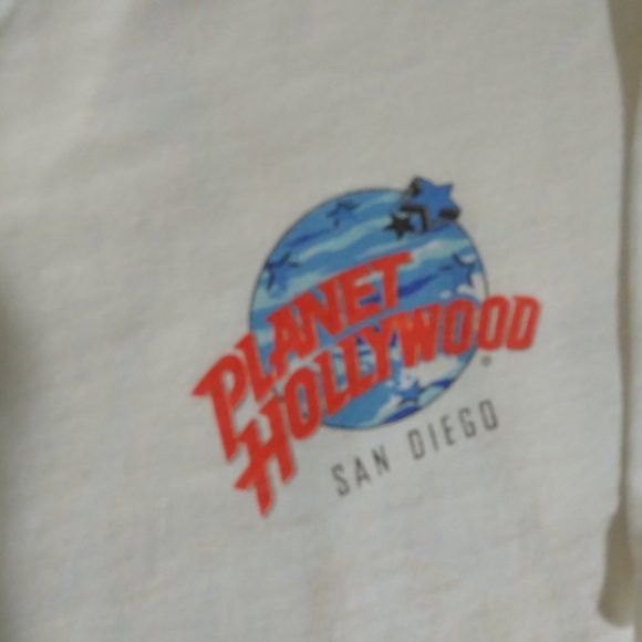 Vintage Vintage Planet Hollywood San Diego Windsurfing T-Shirt Size US XL / EU 56 / 4 - 4 Thumbnail