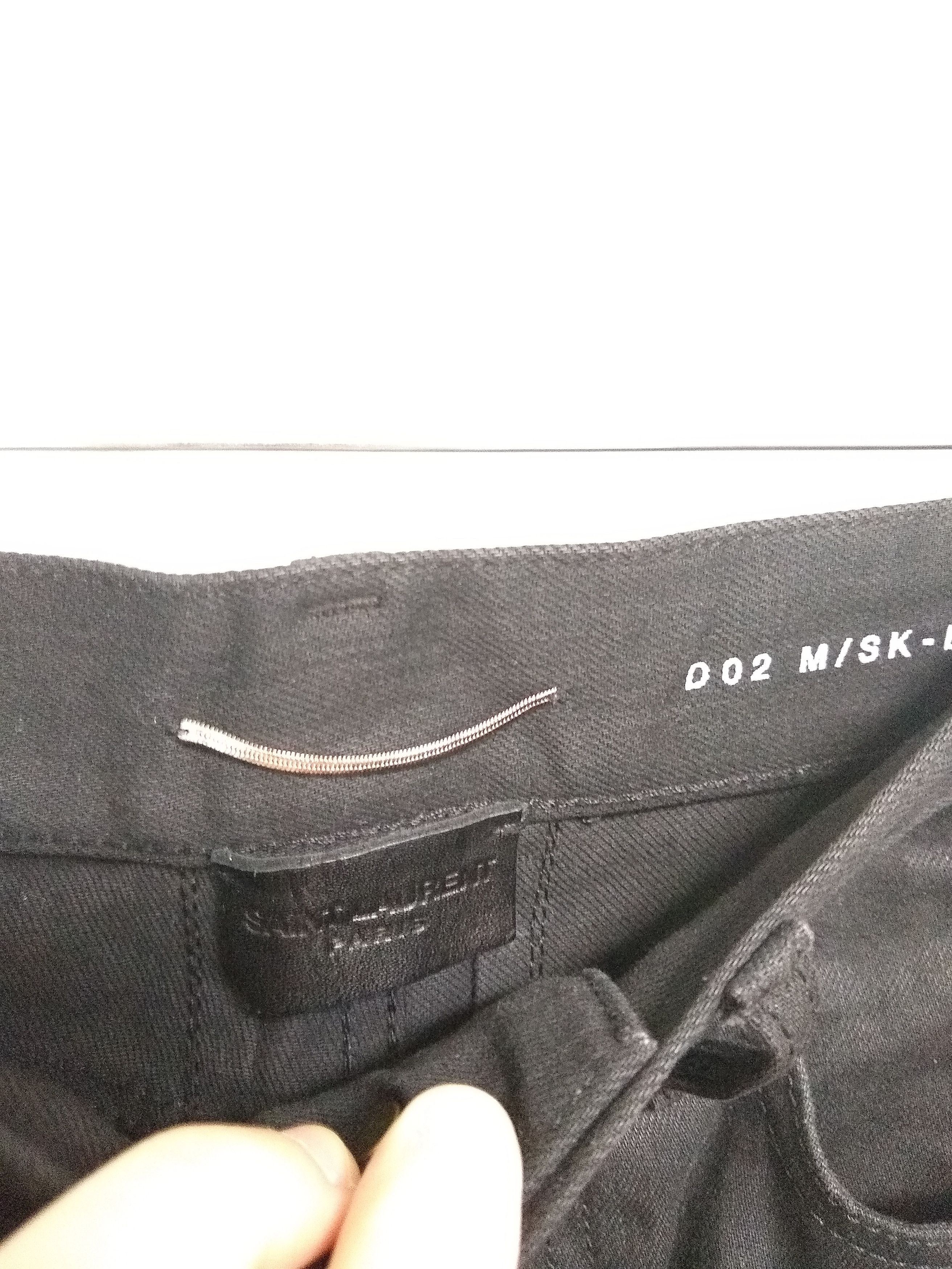 Hedi Slimane × Saint Laurent Paris SS15 Concho D02 Denim Jeans 27 Size US 27 - 3 Thumbnail