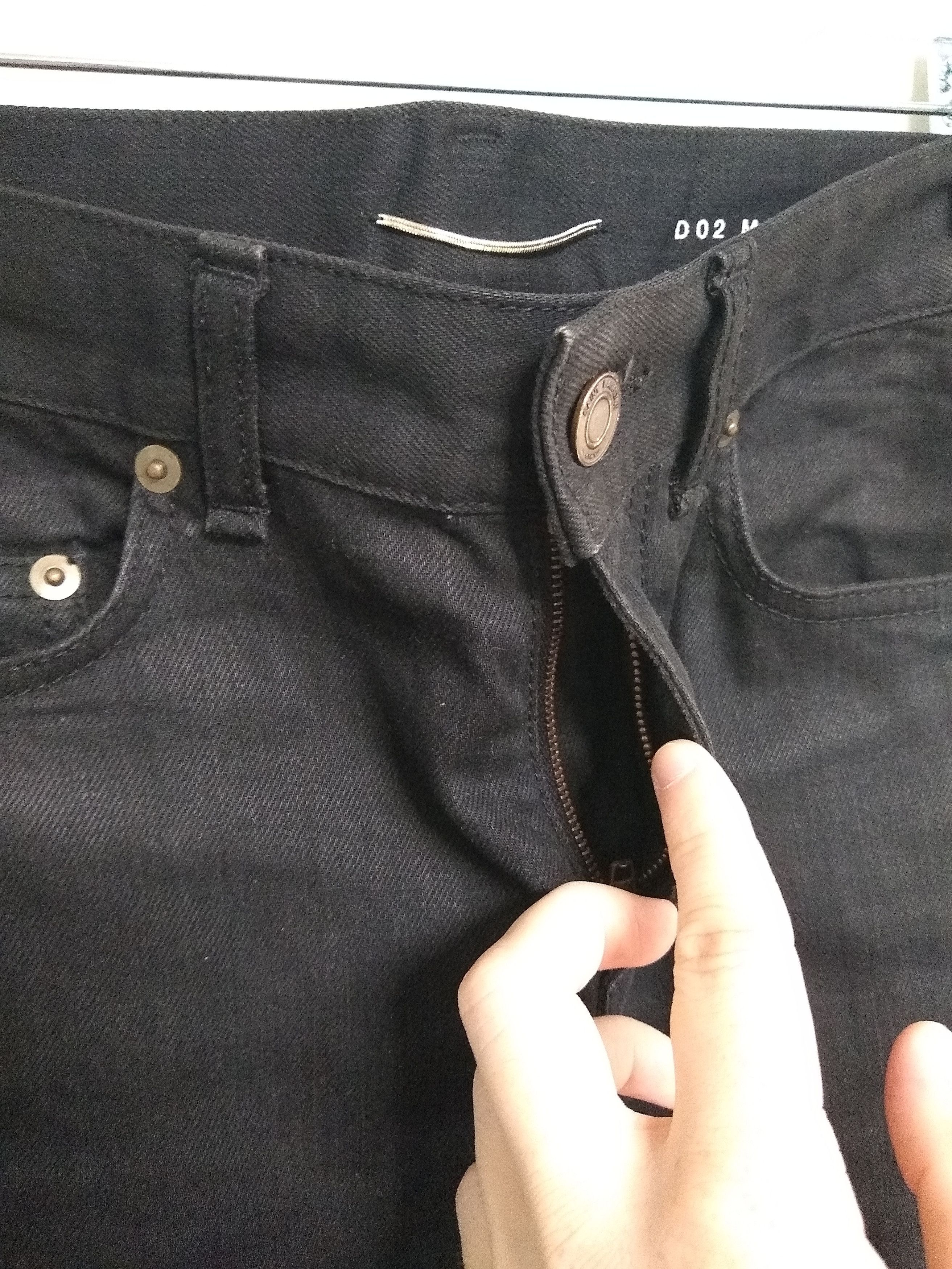 Hedi Slimane × Saint Laurent Paris SS15 Concho D02 Denim Jeans 27 Size US 27 - 4 Thumbnail