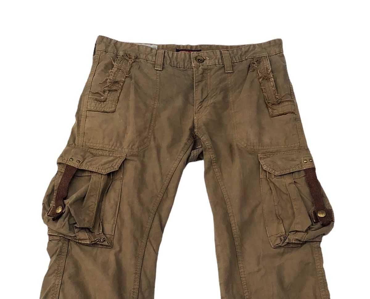 Rare 00’s archive gimmick flare cargo Rare 2000s archive gimmick flare cargo pants