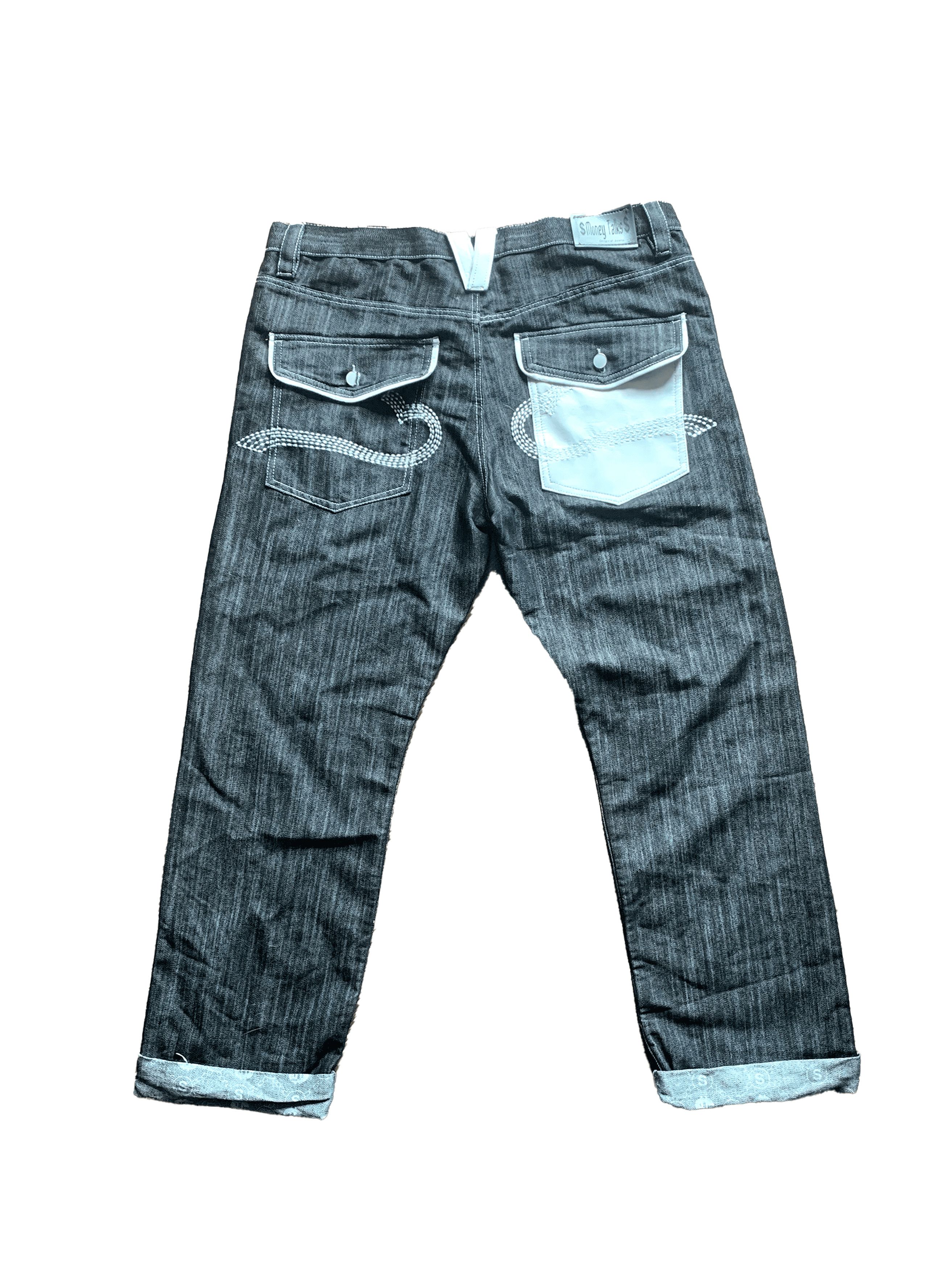 Japanese Brand × Vintage Vintage MoneyTalks Hip-Hop Y2K Jeans Size US 40 / EU 56 - 5 Thumbnail