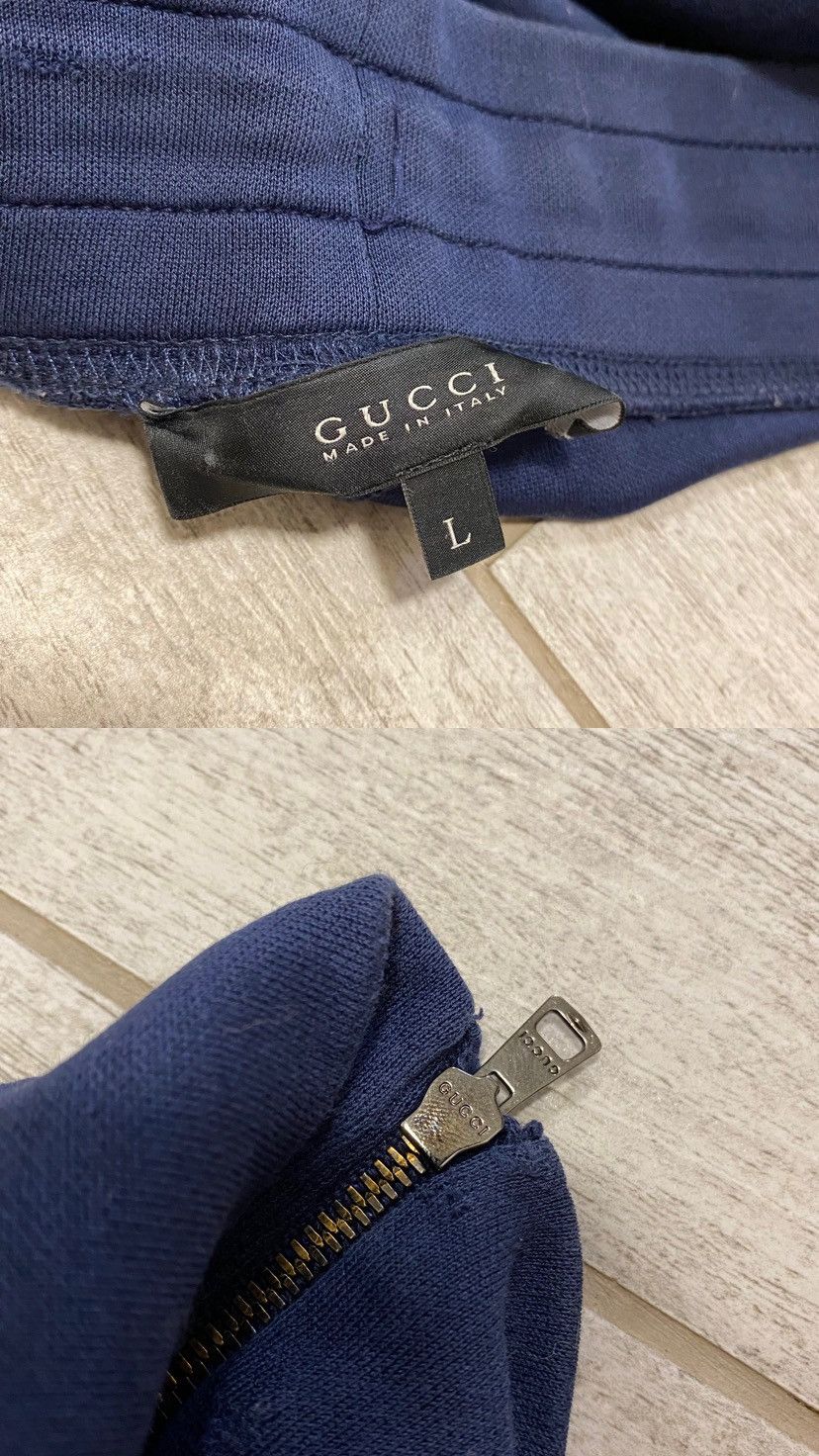 Gucci Gucci Stripped GG Logo Navy Men’s Joggers Sweatpants Size US 34 / EU 50 - 18 Thumbnail