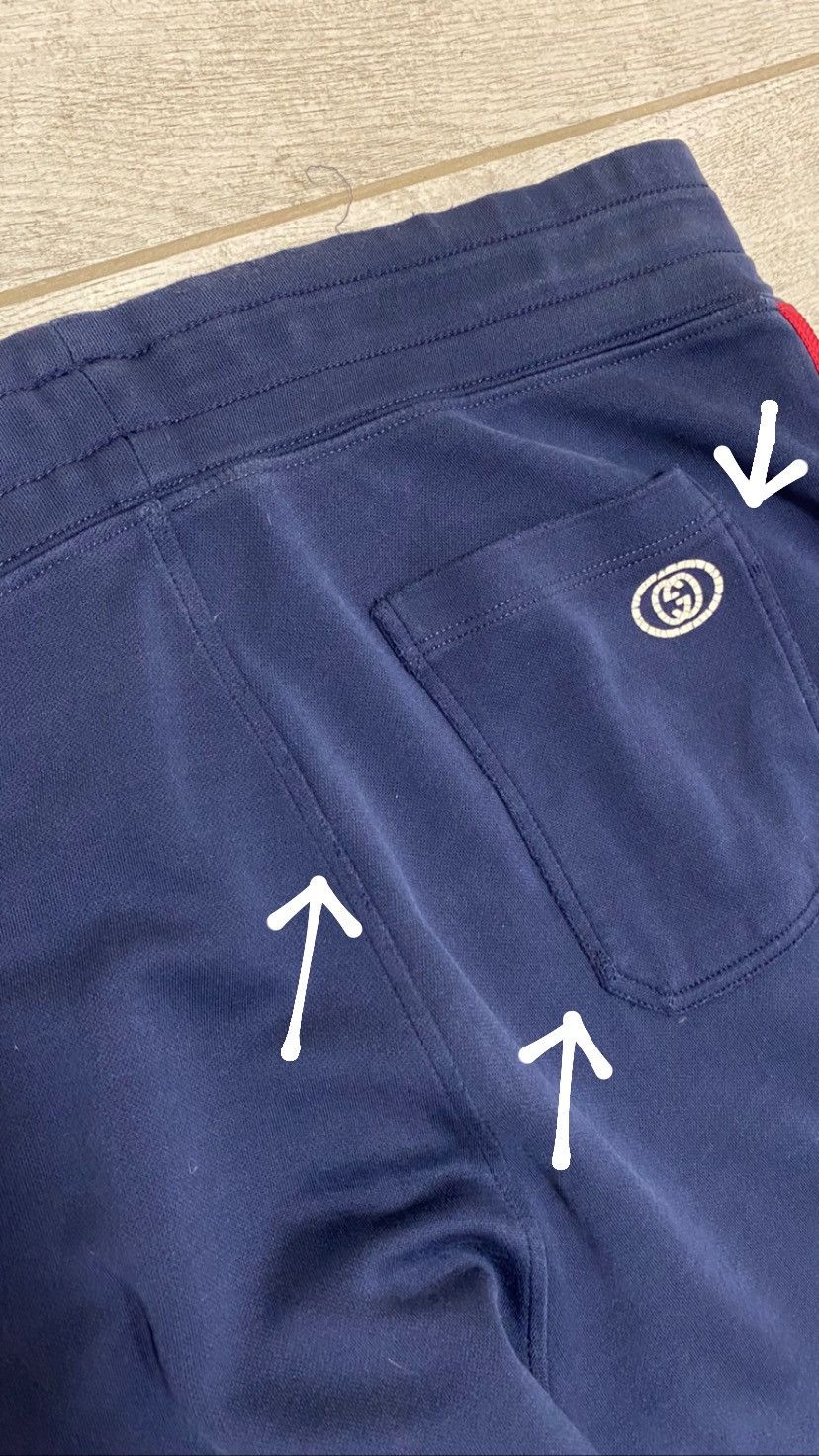 Gucci Gucci Stripped GG Logo Navy Men’s Joggers Sweatpants Size US 34 / EU 50 - 17 Thumbnail