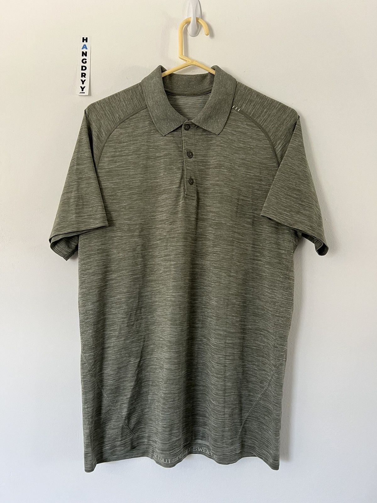 Lululemon Lululemon Polo Shirt Mens Large Short Sleeve Size US L / EU 52-54 / 3 - 1 Thumbnail