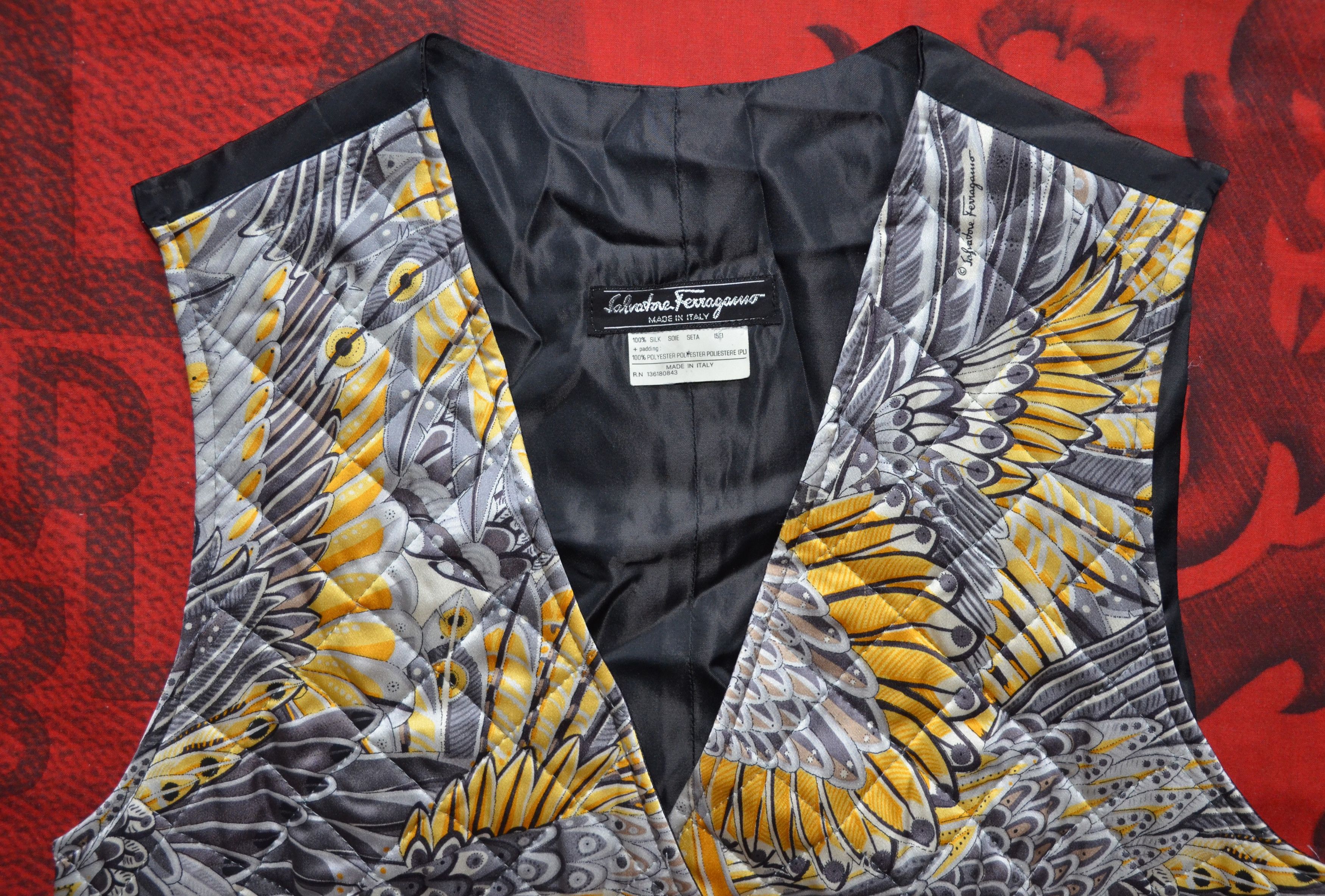 Salvatore Ferragamo Salvatore Ferragamo Women's Silk Vest Made In Italy Luxury Size M / US 6-8 / IT 42-44 - 3 Thumbnail