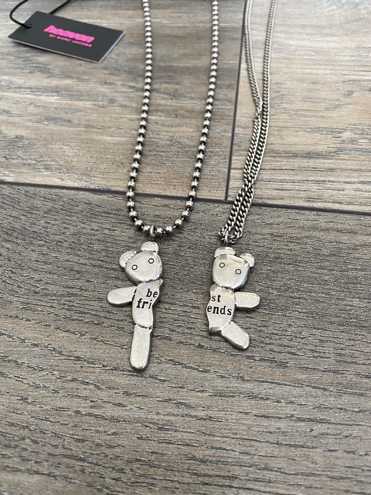 ネックレス・ペンダント Heaven by Marc Jacobs Friendship Necklace Set Silver Ox Set2 HEAVEN FRIENDSHIP NECKLACE SET BY MARC JACOBS | eBay
