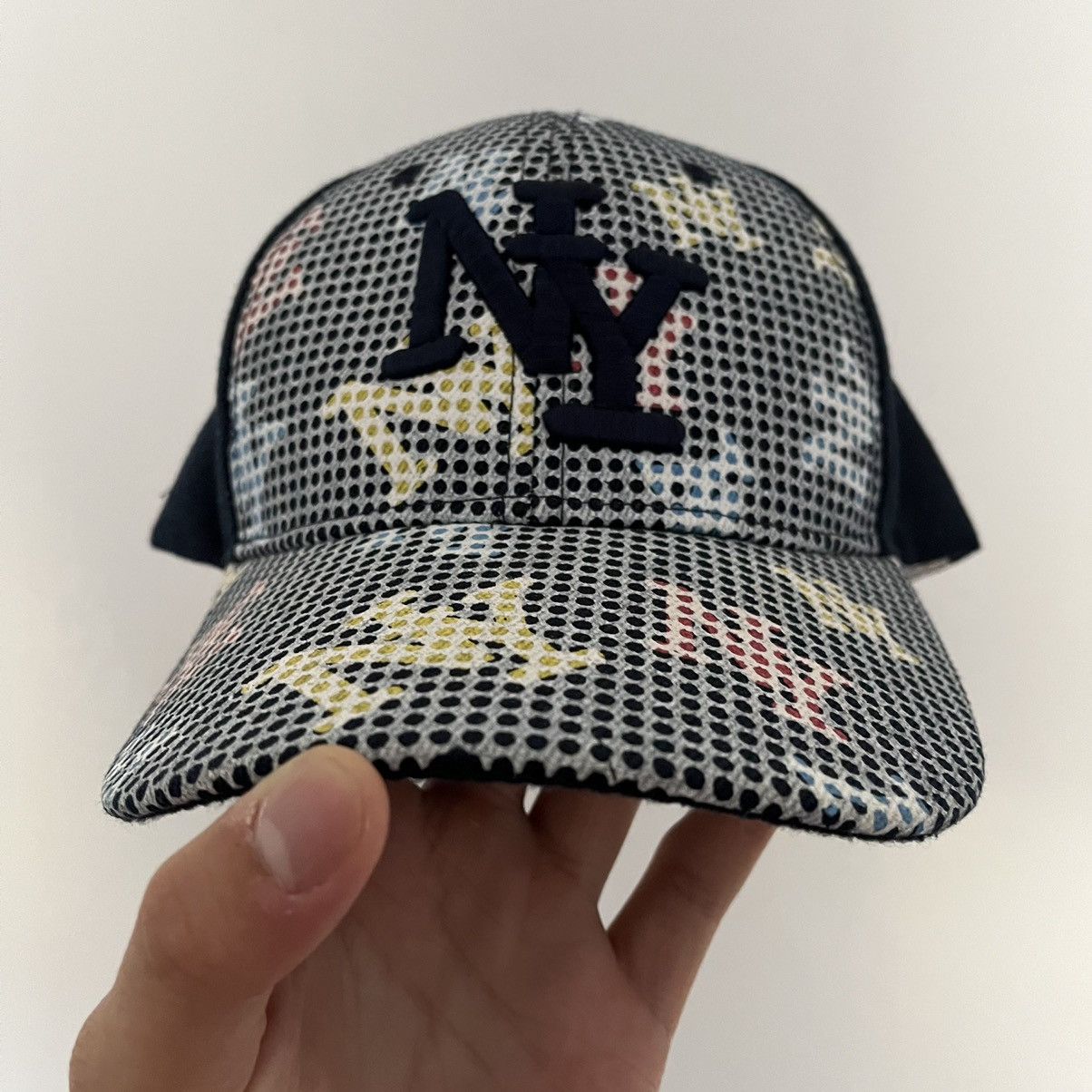 Vintage Vintage NY All Over Print Baseball Cap Size ONE SIZE - 1 Thumbnail