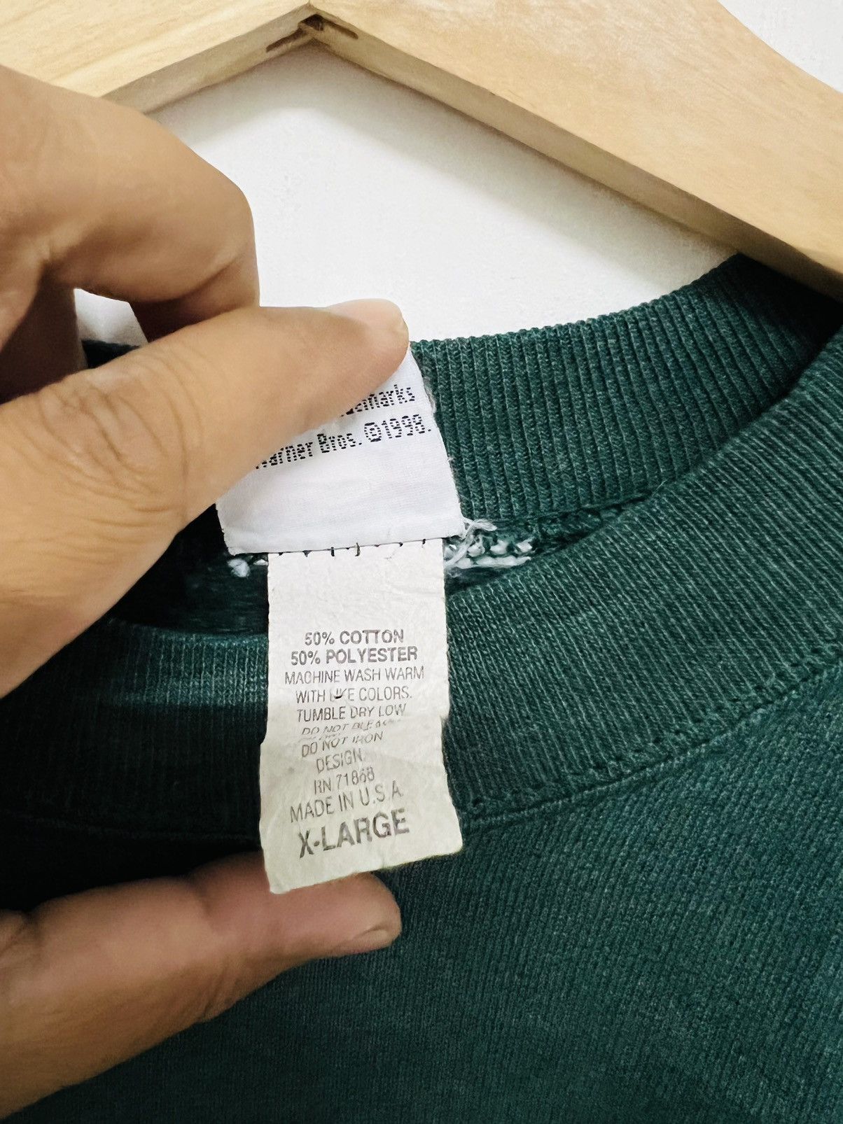 Vintage × Warner Bros Vintage Looney Tunes Marvin The Martian Size US XL / EU 56 / 4 - 6 Thumbnail