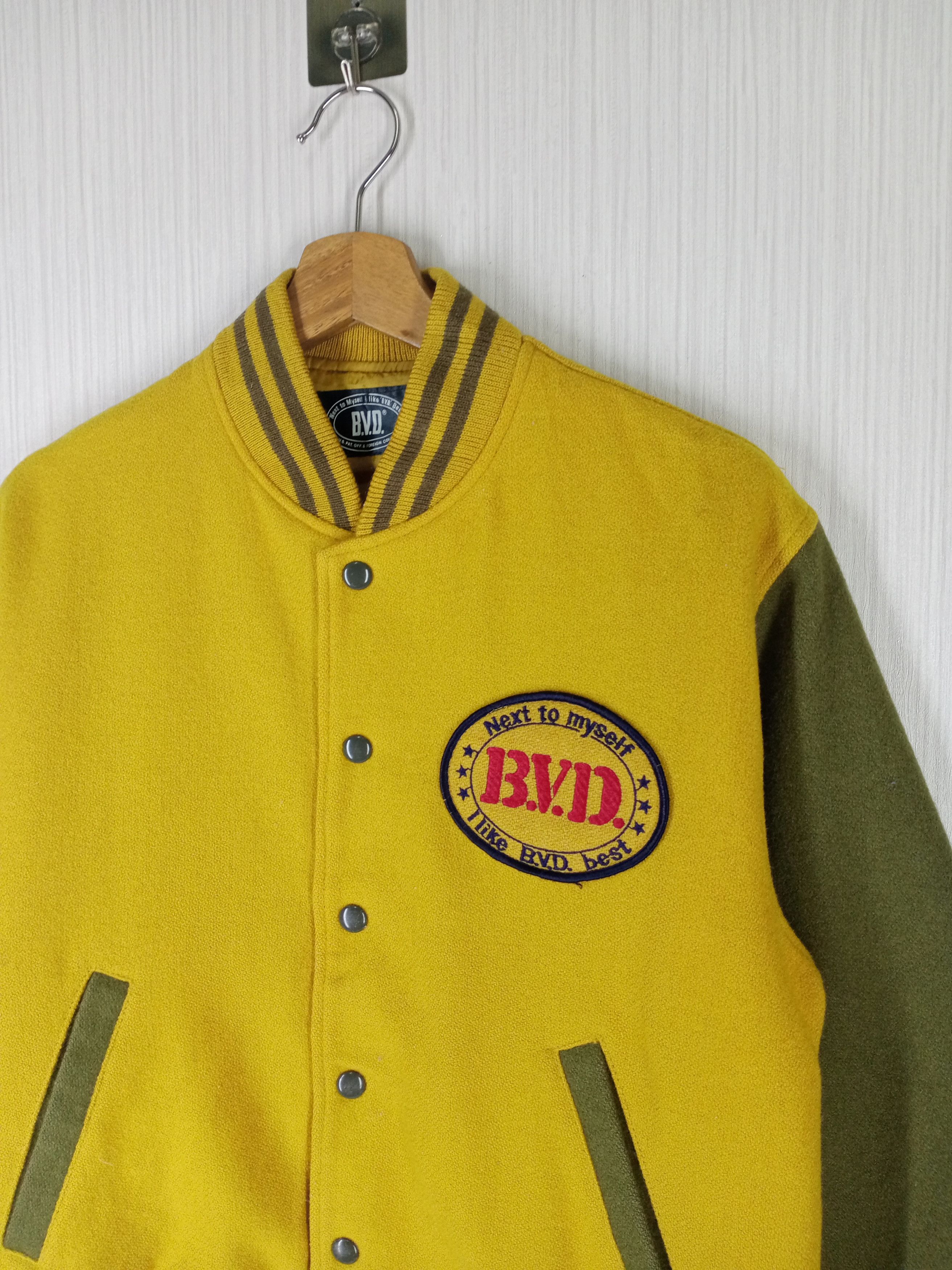 Japanese Brand Rare Vintage B.V.D Wool Varsity Jacket Size US S / EU 44-46 / 1 - 5 Thumbnail