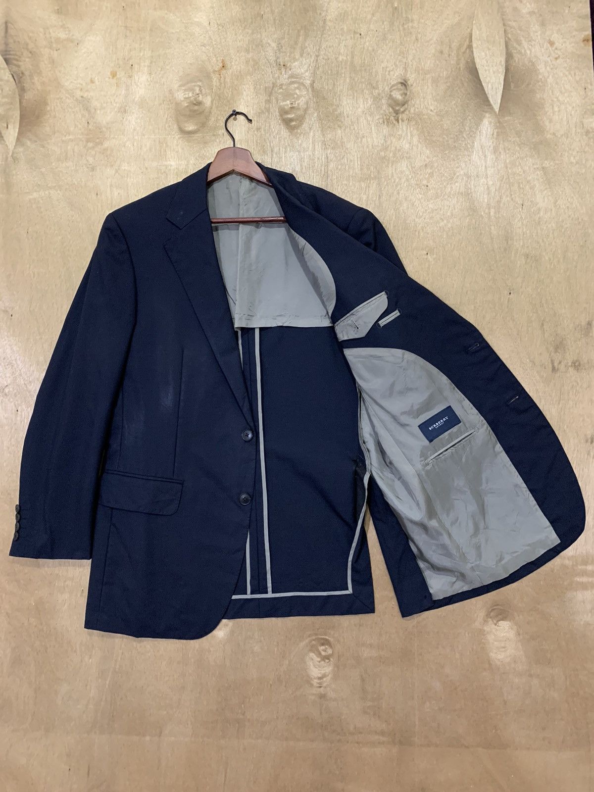 Burberry BURBERRY LONDON Smart Casual Officewear Linen Blazer Jacket Size 40L - 10 Thumbnail
