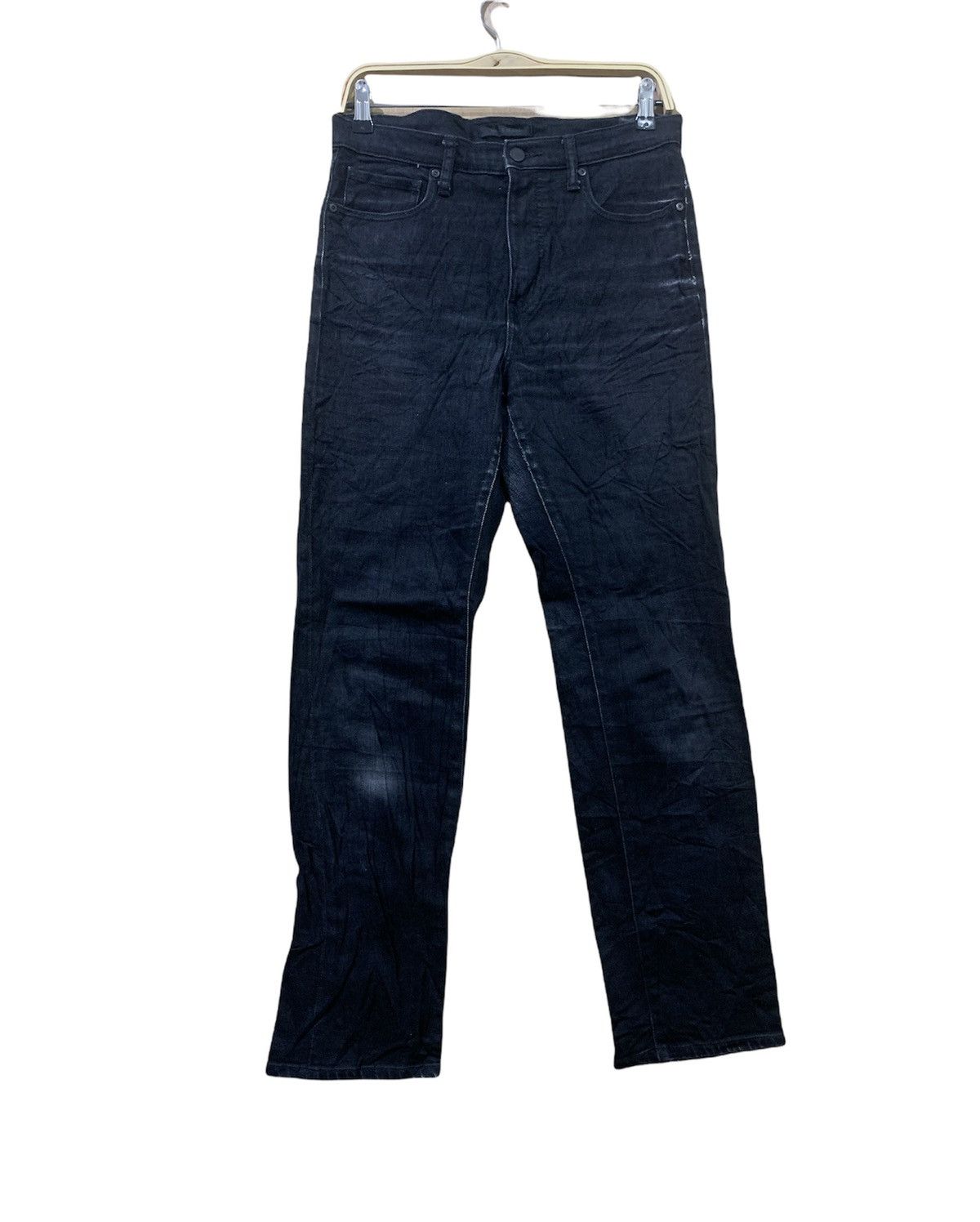 Japanese Brand × Undercover × Uniqlo UNIQLO UNDERCOVER INSPIRED RARE BLACK STREETWEAR DENIM JEAN Size US 30 / EU 46 - 1 Thumbnail