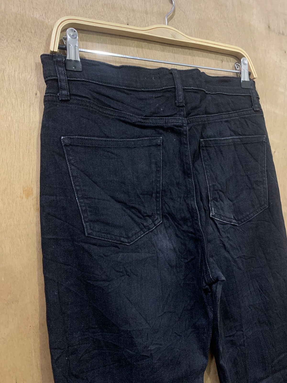 Japanese Brand × Undercover × Uniqlo UNIQLO UNDERCOVER INSPIRED RARE BLACK STREETWEAR DENIM JEAN Size US 30 / EU 46 - 12 Thumbnail