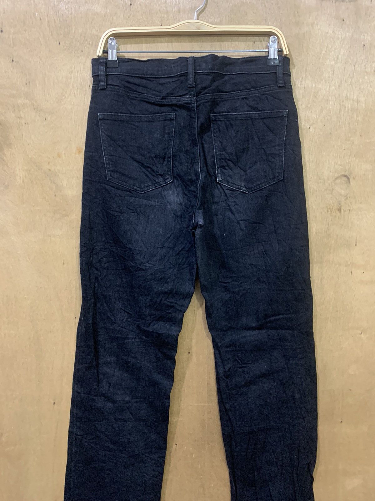 Japanese Brand × Undercover × Uniqlo UNIQLO UNDERCOVER INSPIRED RARE BLACK STREETWEAR DENIM JEAN Size US 30 / EU 46 - 10 Thumbnail