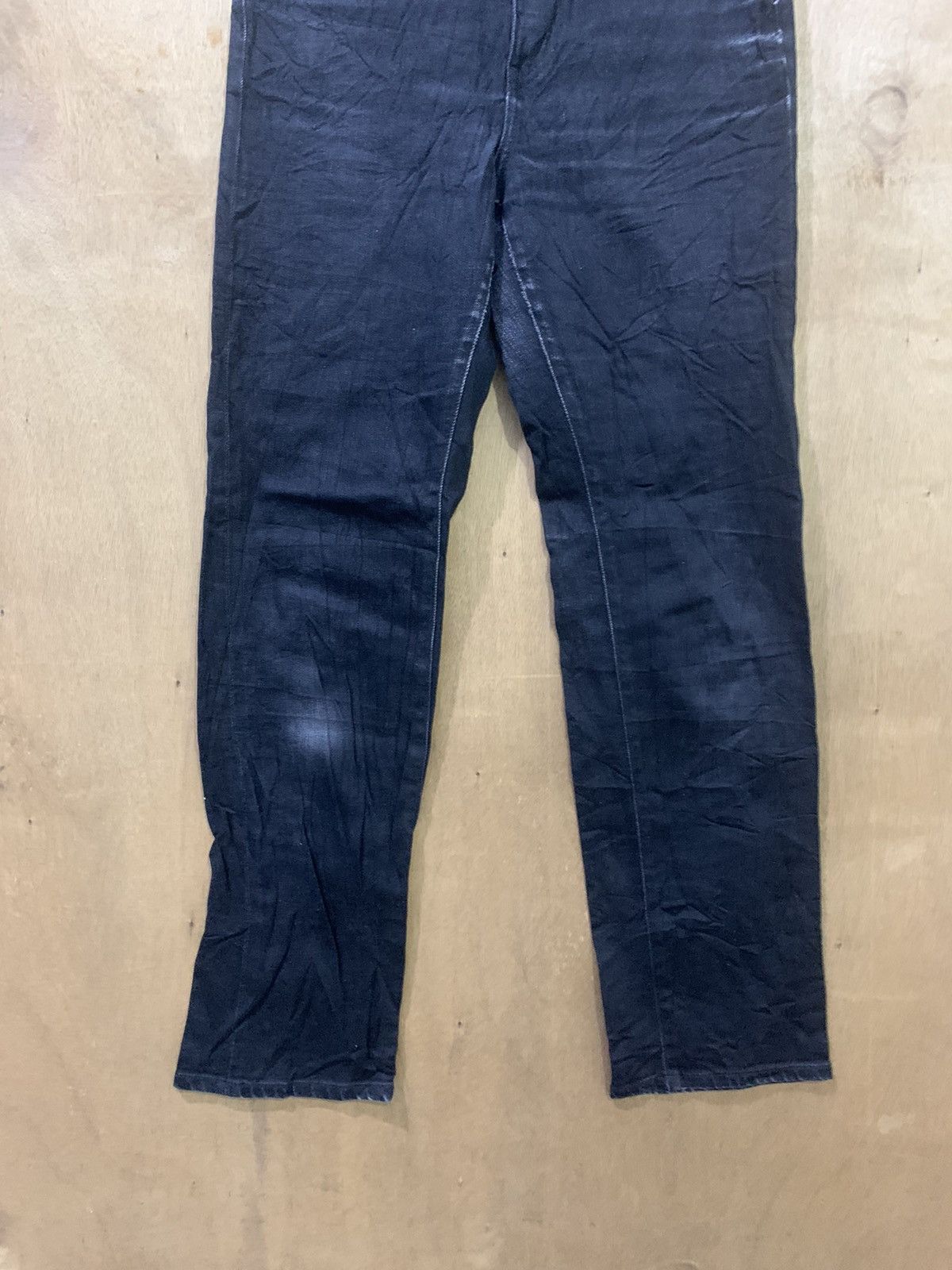 Japanese Brand × Undercover × Uniqlo UNIQLO UNDERCOVER INSPIRED RARE BLACK STREETWEAR DENIM JEAN Size US 30 / EU 46 - 5 Thumbnail