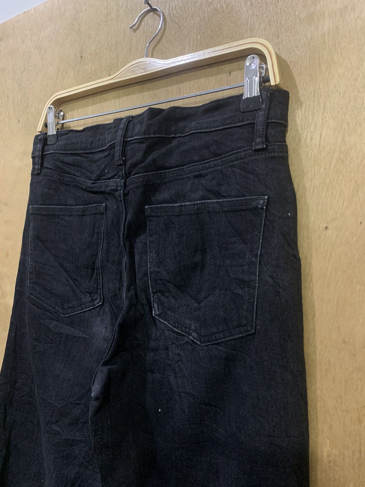 Japanese Brand × Undercover × Uniqlo UNIQLO UNDERCOVER INSPIRED RARE BLACK STREETWEAR DENIM JEAN Size US 30 / EU 46 - 13 Thumbnail