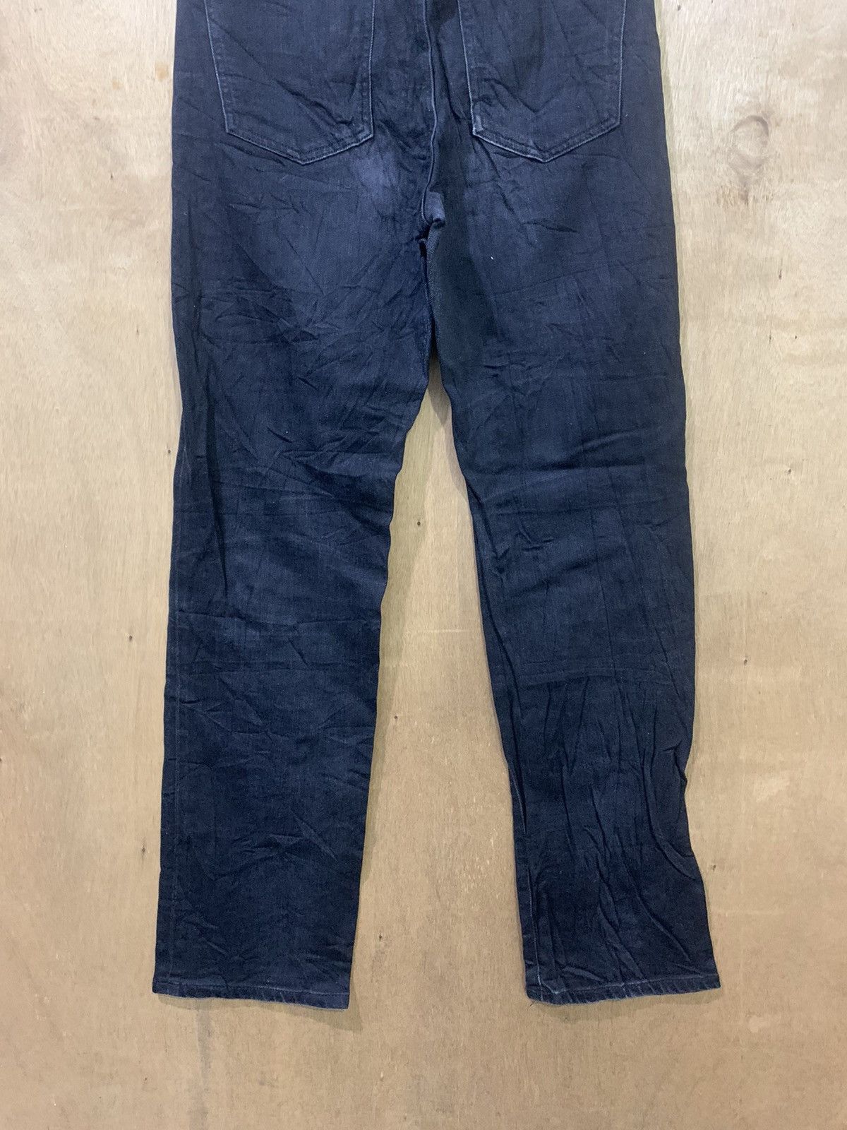 Japanese Brand × Undercover × Uniqlo UNIQLO UNDERCOVER INSPIRED RARE BLACK STREETWEAR DENIM JEAN Size US 30 / EU 46 - 11 Thumbnail
