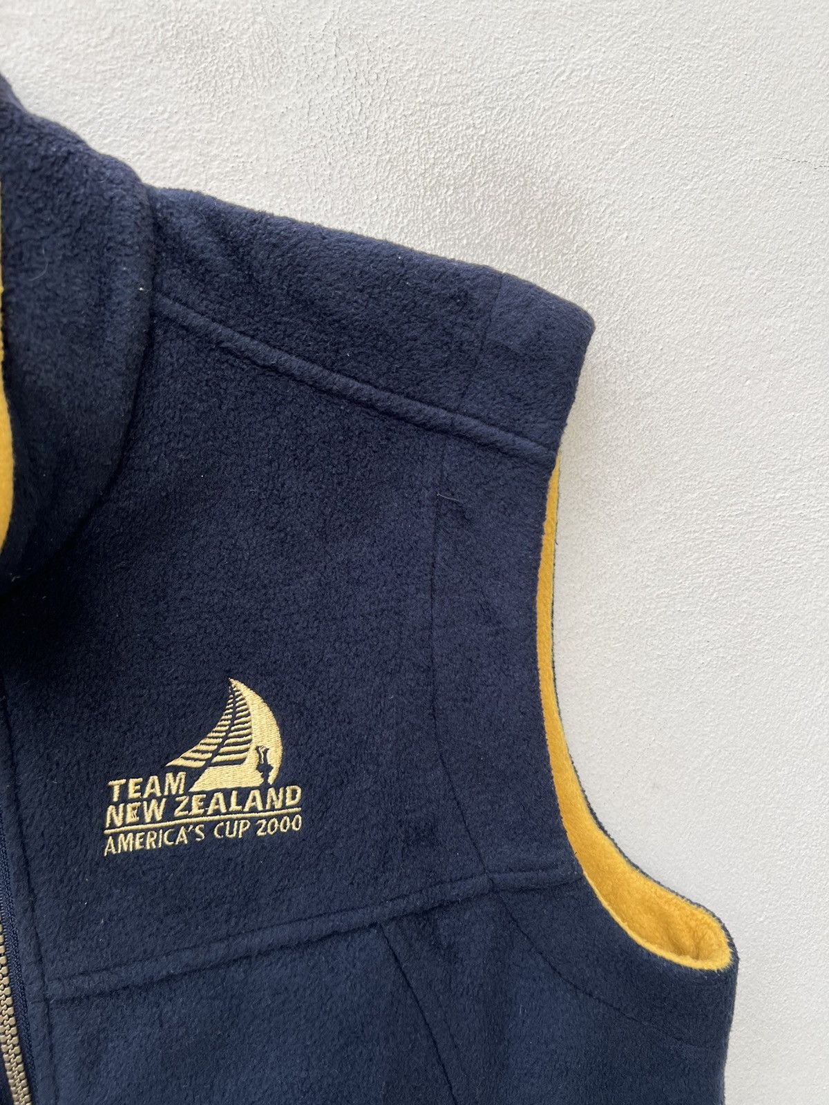 Vintage Vintage 2000 LINE7 America’s Cup Navy Fleece Rugby Vest Size US M / EU 48-50 / 2 - 5 Thumbnail