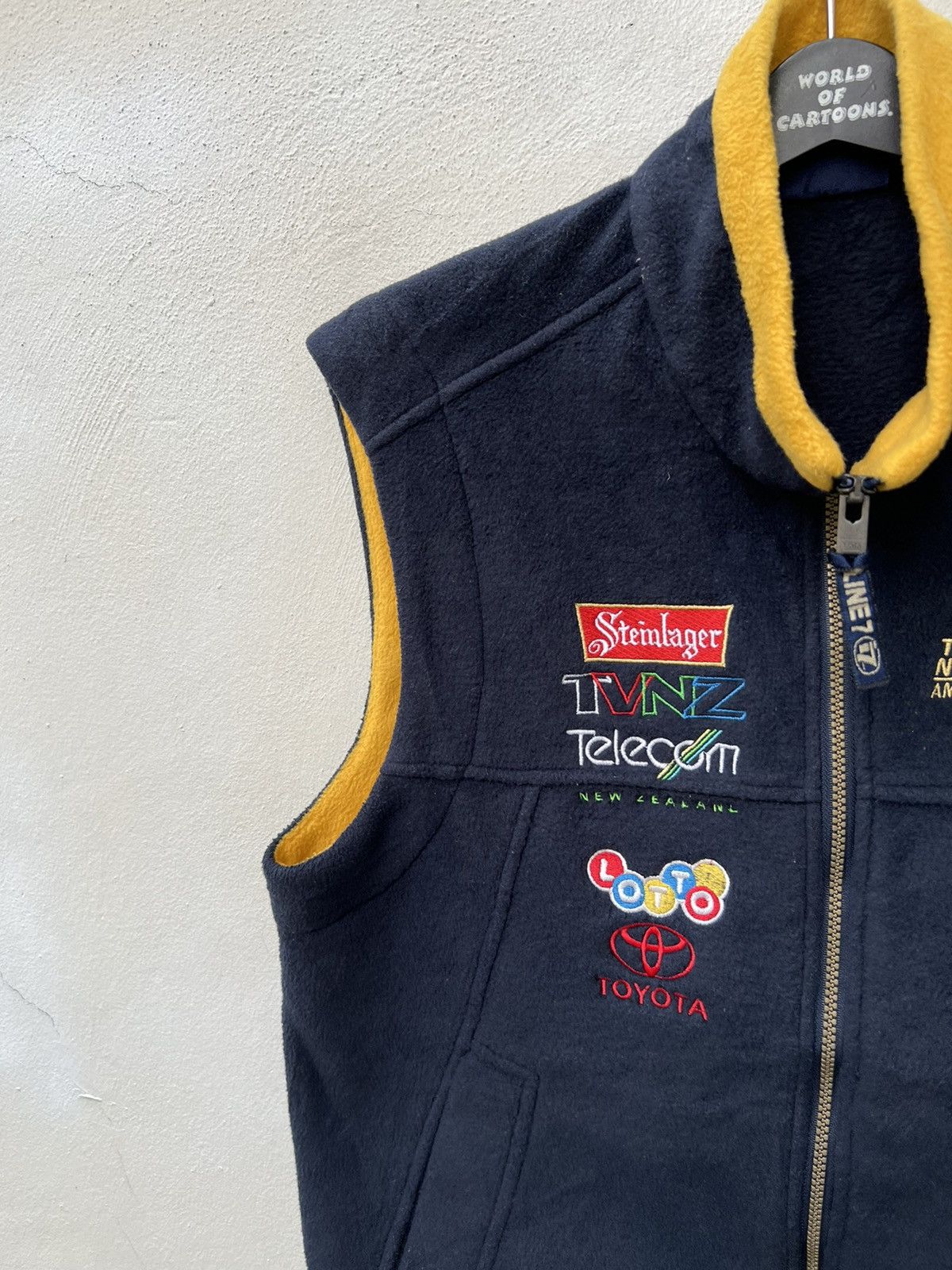 Vintage Vintage 2000 LINE7 America’s Cup Navy Fleece Rugby Vest Size US M / EU 48-50 / 2 - 6 Thumbnail