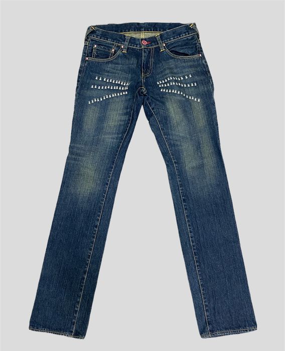 cune mammoth rabbit design denim jeans - dzhistory.com