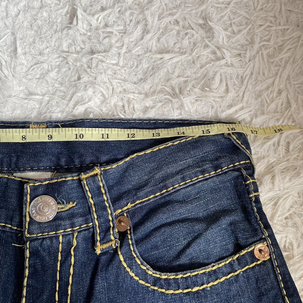 True Religion Vintage True Religion Billy Super T Yellow Stitch Jeans Size US 32 / EU 48 - 14 Thumbnail