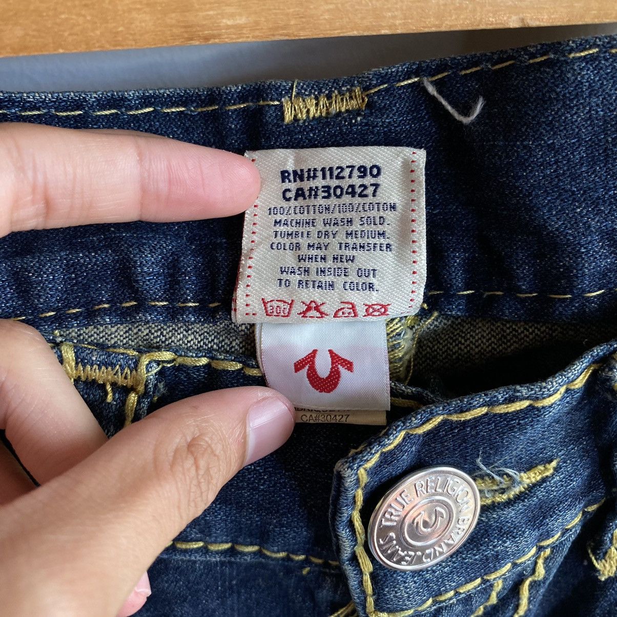 True Religion Vintage True Religion Billy Super T Yellow Stitch Jeans Size US 32 / EU 48 - 11 Thumbnail