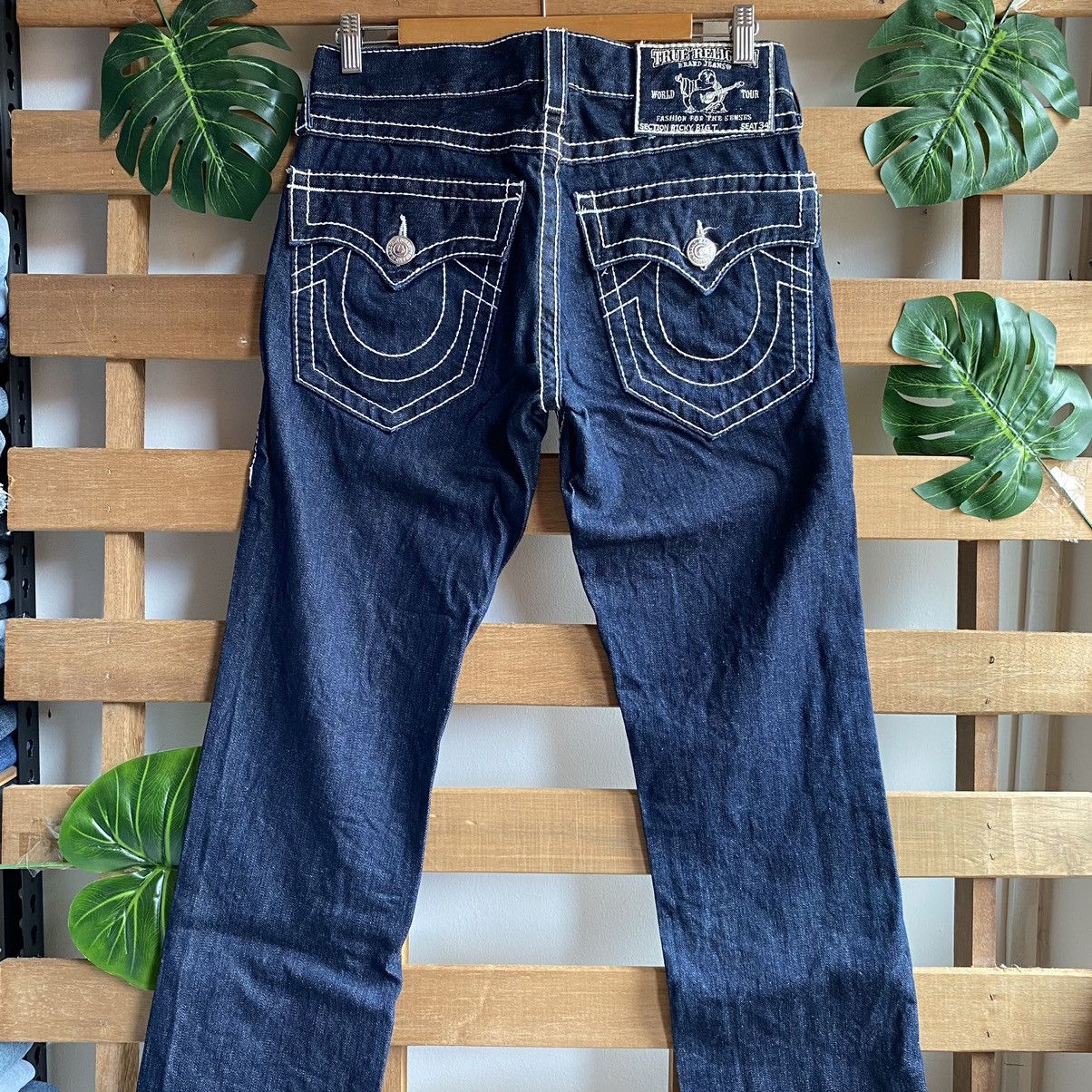 Vintage True Religion Ricky Big T Bold Stitch Denim Jeans