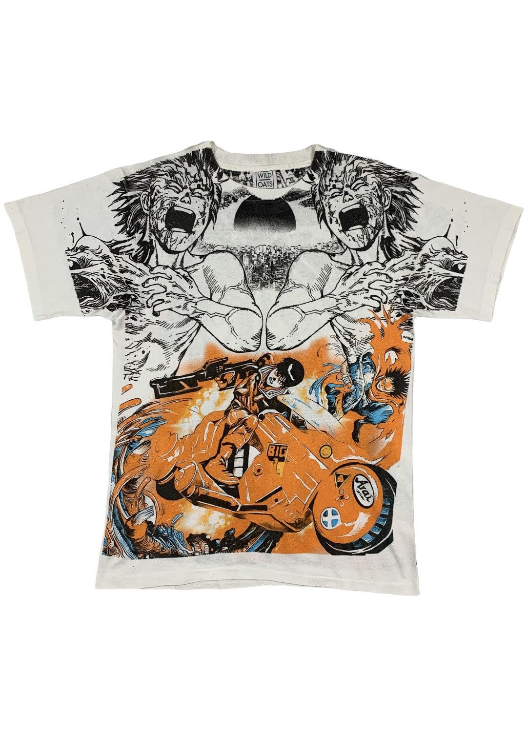 Vintage Akira Anime Movie All Over Print Shirt Short Sleeve T Shirts