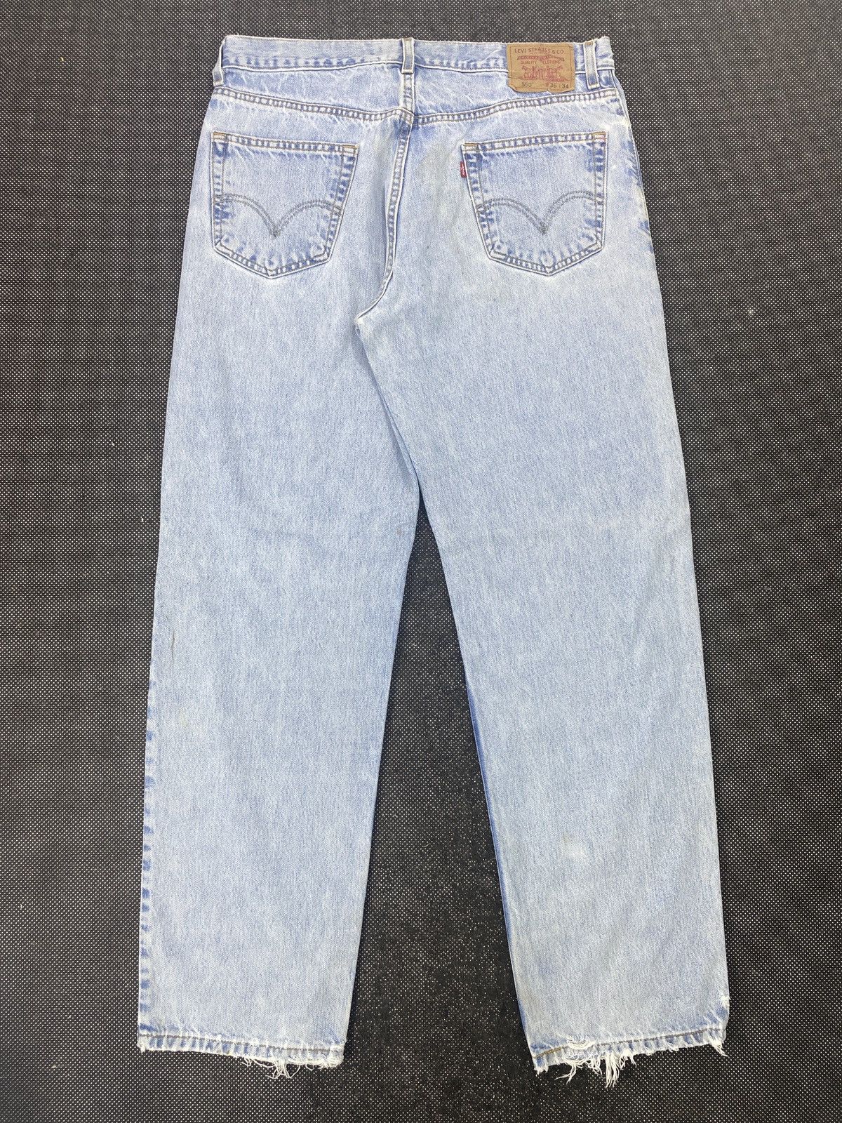 Levi's VINTAGE LEVIS 550 BLUE WASH JEANS-J470 Size US 36 / EU 52 - 3 Thumbnail