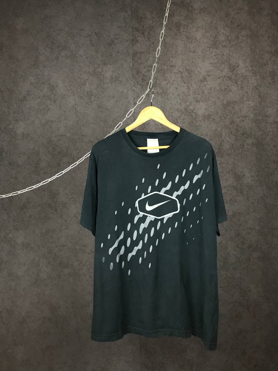 Nike × Vintage Nike swoosh streetwear vintage tee Size US L / EU 52-54 / 3 - 1 Thumbnail
