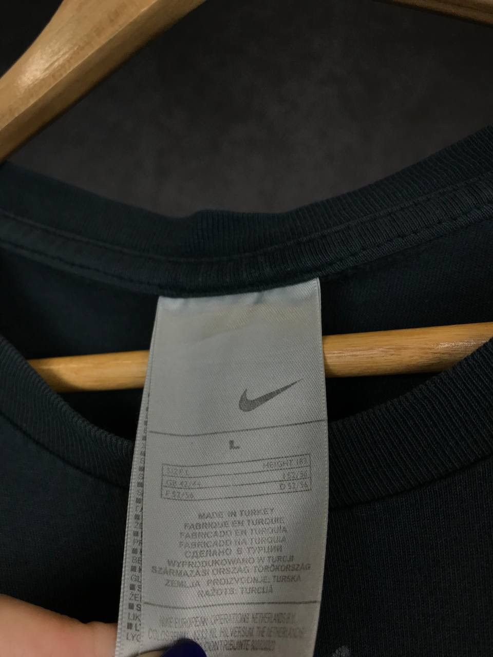 Nike × Vintage Nike swoosh streetwear vintage tee Size US L / EU 52-54 / 3 - 3 Thumbnail