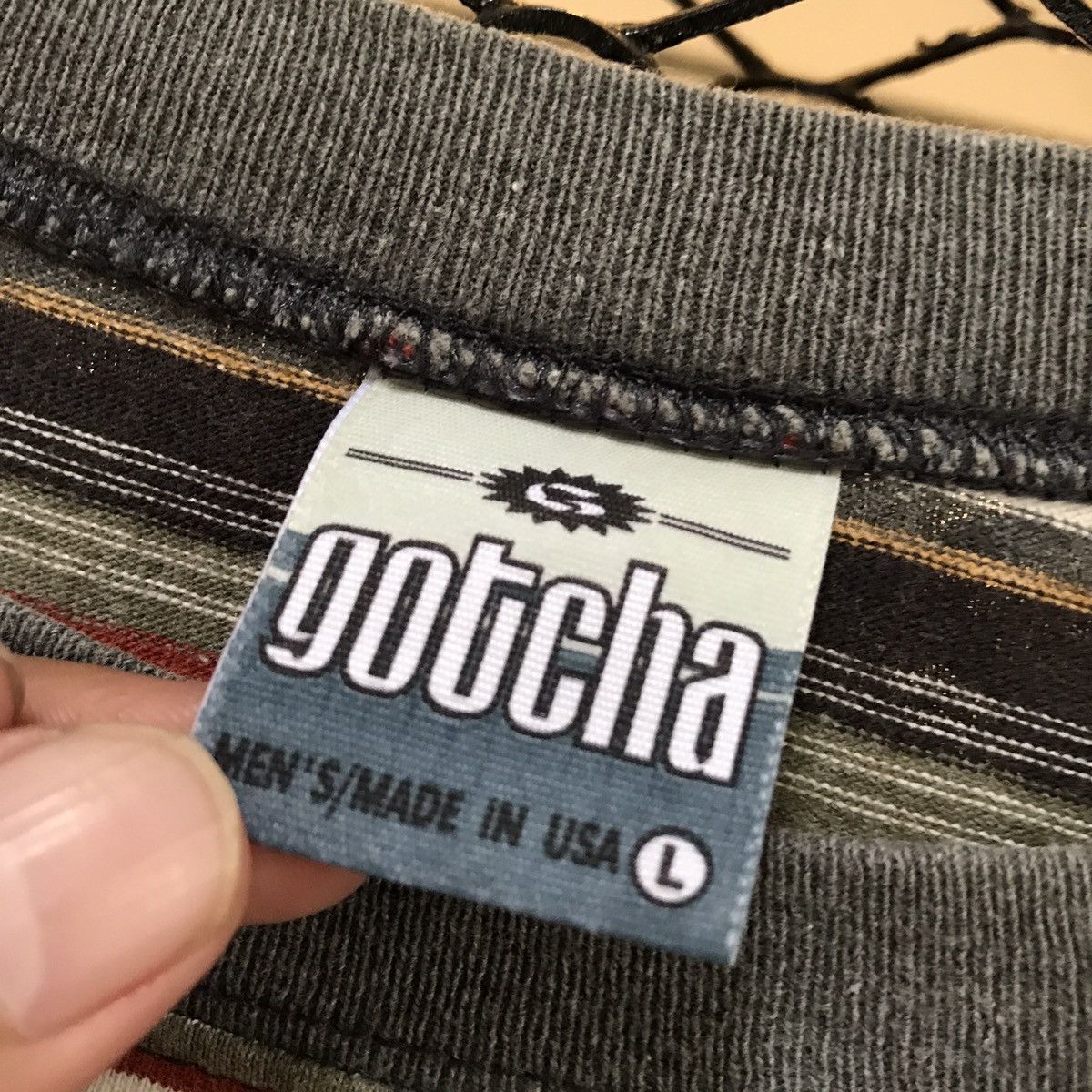 Gotcha VINTAGE GOTCHA 90s STRIPE SHIRT Size US L / EU 52-54 / 3 - 4 Thumbnail