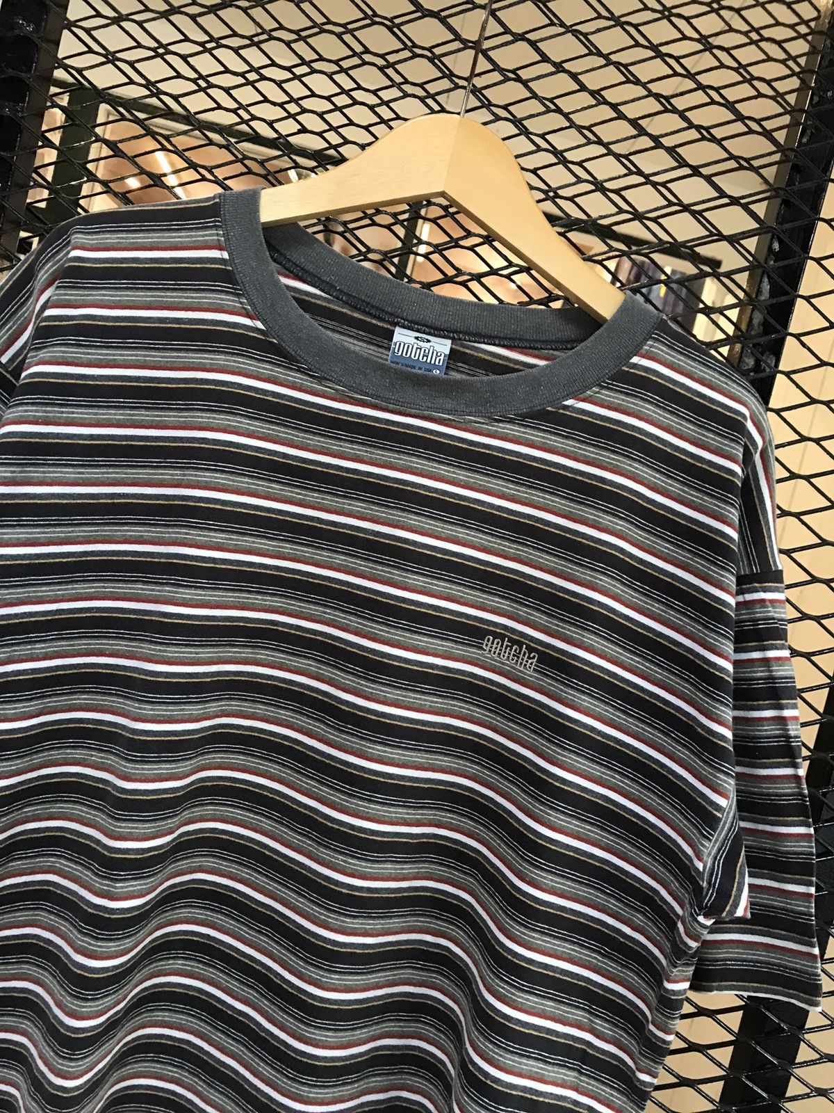 Gotcha VINTAGE GOTCHA 90s STRIPE SHIRT Size US L / EU 52-54 / 3 - 2 Thumbnail