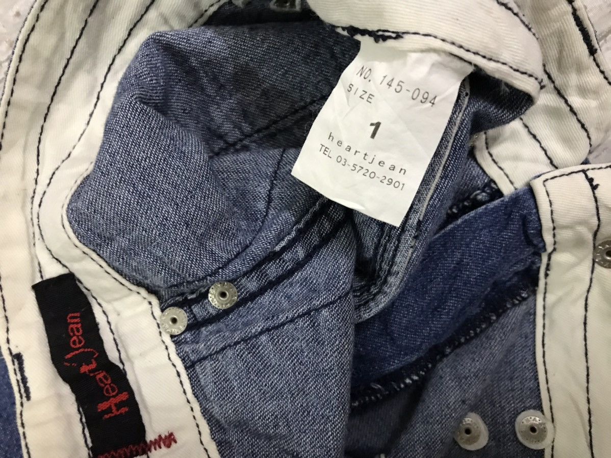Designer Heart Jean Parachute Denim Pant Size US 30 / EU 46 - 7 Thumbnail