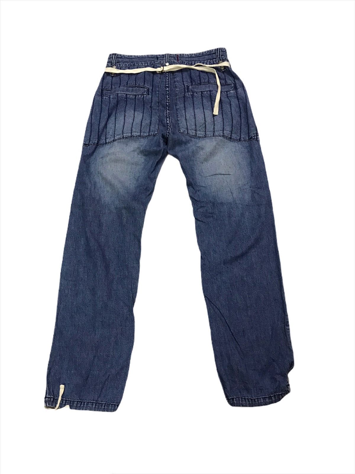 Designer Heart Jean Parachute Denim Pant Size US 30 / EU 46 - 1 Thumbnail