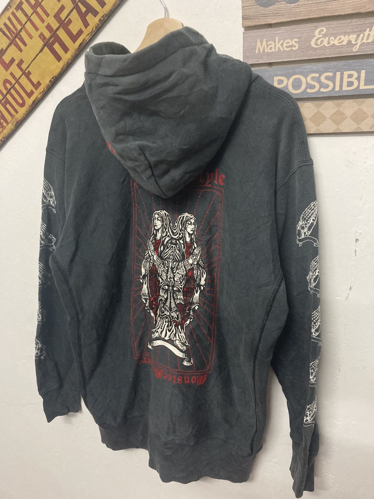 Japanese Brand Vintage Hex Antistyle Skateboard Hoodie Size US M / EU 48-50 / 2 - 4 Thumbnail