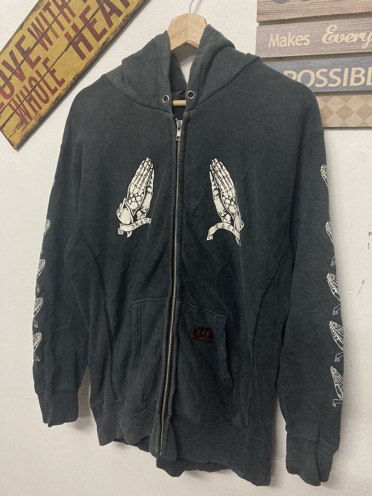 Japanese Brand Vintage Hex Antistyle Skateboard Hoodie Size US M / EU 48-50 / 2 - 3 Thumbnail