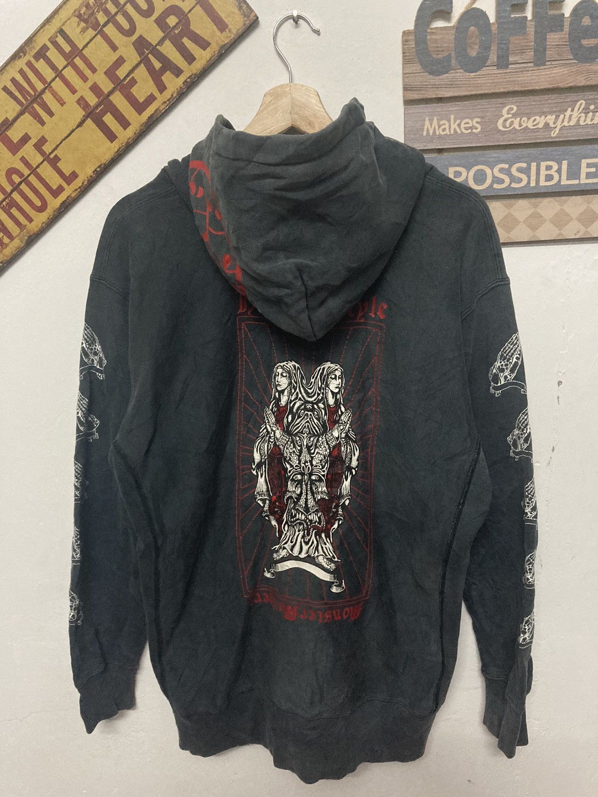 Japanese Brand Vintage Hex Antistyle Skateboard Hoodie Size US M / EU 48-50 / 2 - 1 Thumbnail