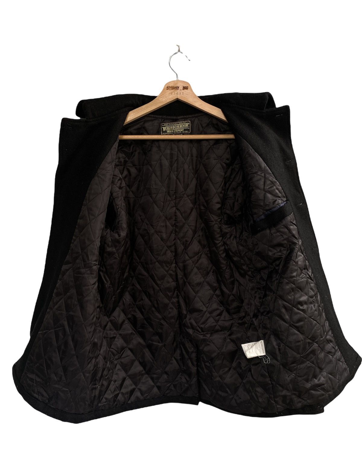 Japanese Brand Neighborhood Coat Black Colour Size US L / EU 52-54 / 3 - 3 Thumbnail