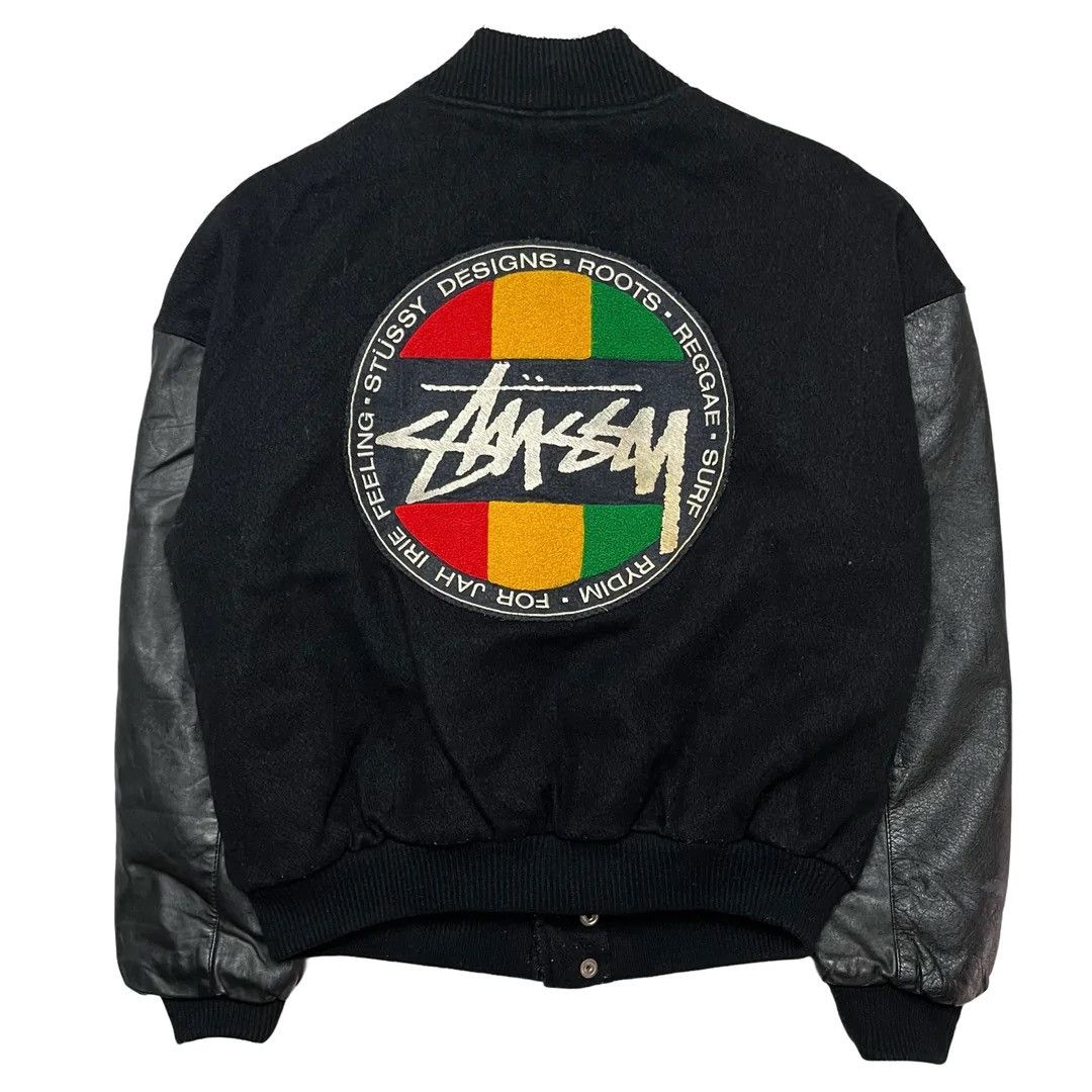 Stussy homeboy discount varsity jacket