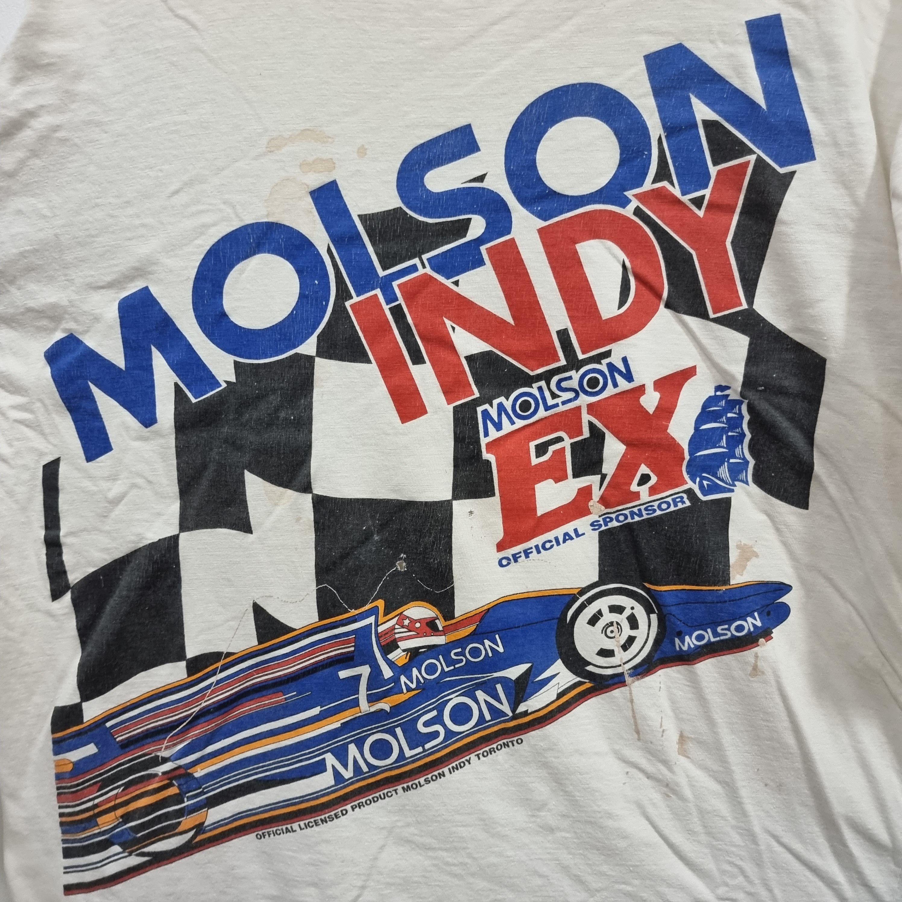 EX INFINITAS × Vintage Vintage indy racing full print over print molson EX Size US L / EU 52-54 / 3 - 2 Thumbnail