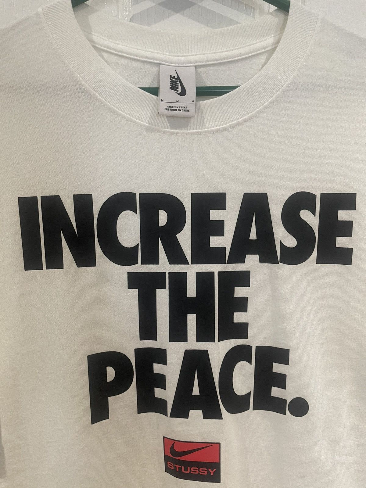 Nike × Stussy Nike Stussy Increase the Peace T Shirt Size US M / EU 48-50 / 2 - 2 Thumbnail